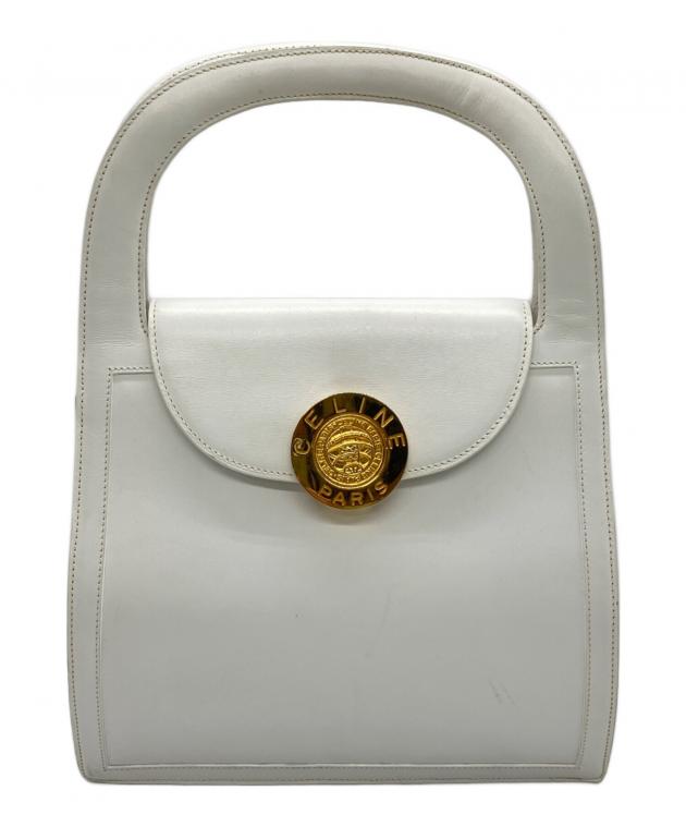 CELINEハンドバッグ 中古・古着通販】CELINE (セリーヌ) ハンドバッグ ホワイト｜ブランド