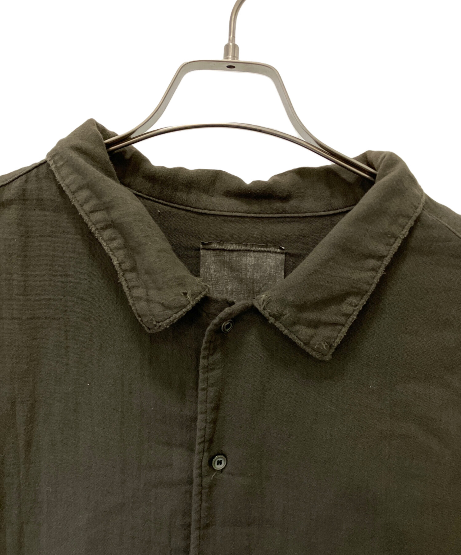 中古・古着通販】ANCELLM (アンセルム) 長袖シャツ オリーブ サイズ:2
