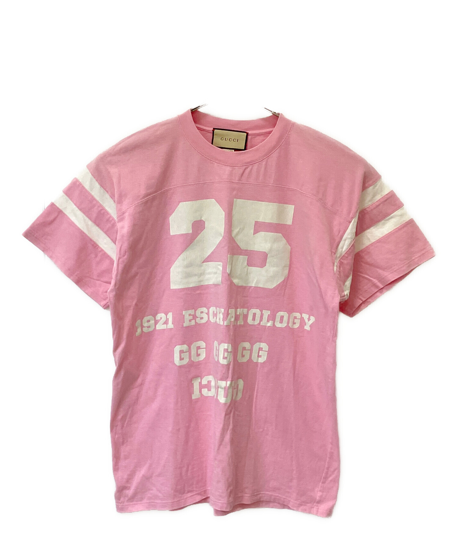 中古・古着通販】GUCCI (グッチ) 半袖カットソー ピンク サイズ:S