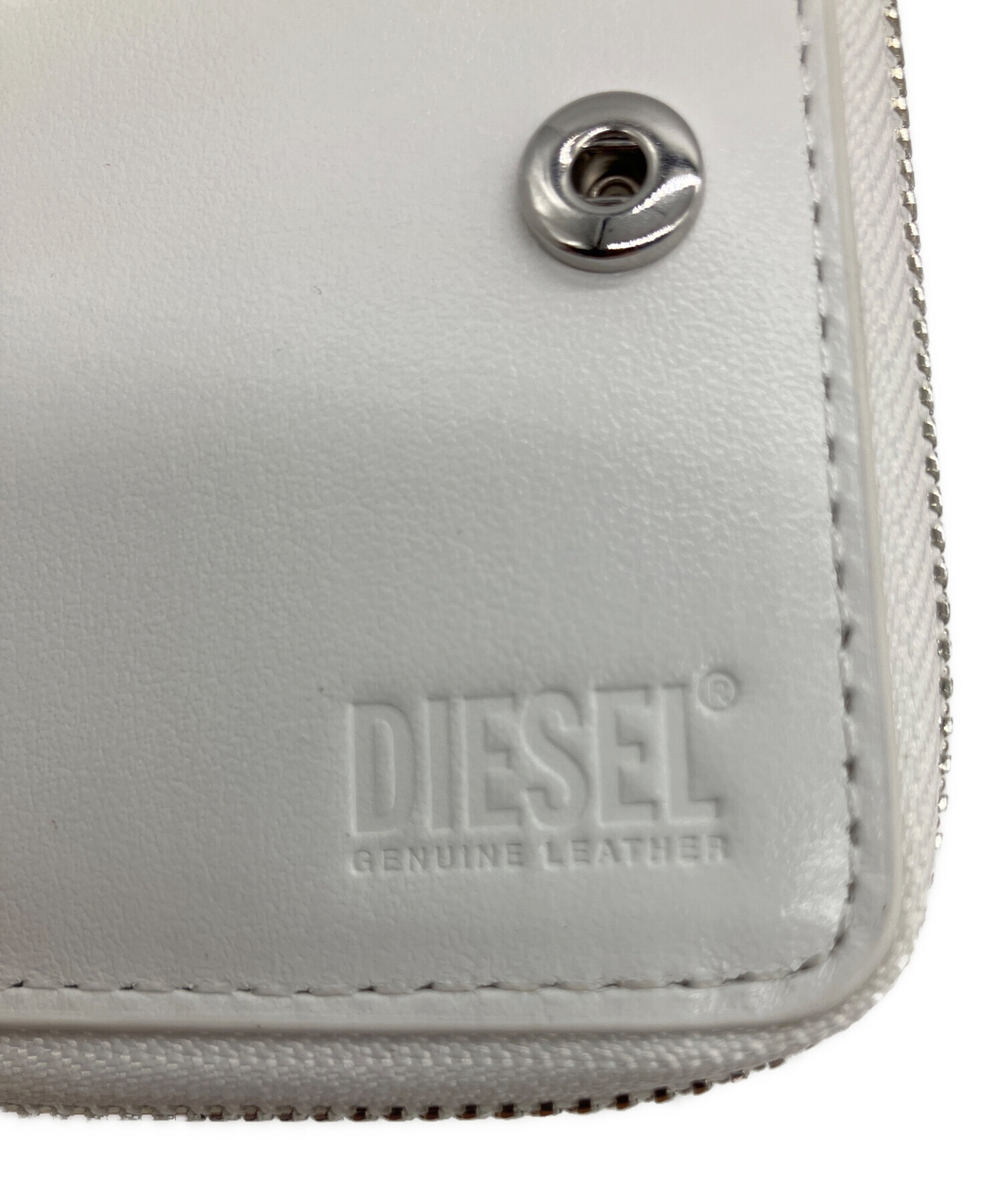中古・古着通販】DIESEL (ディーゼル) 1dr card holder zip ホワイト