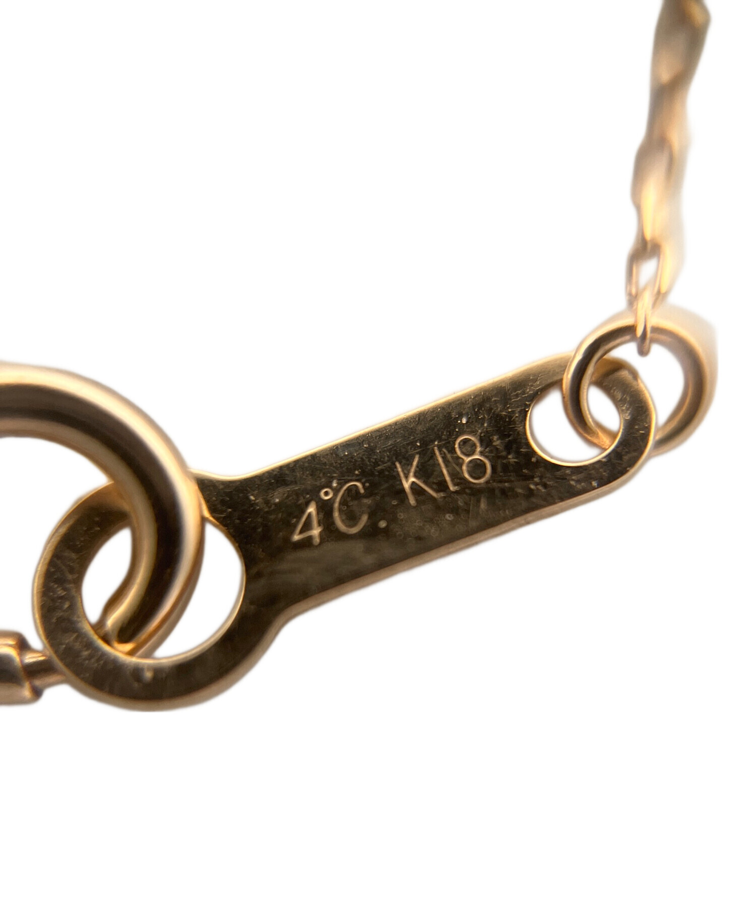 中古・古着通販】4℃ (ヨンドシー) フラワーモチーフネックレス