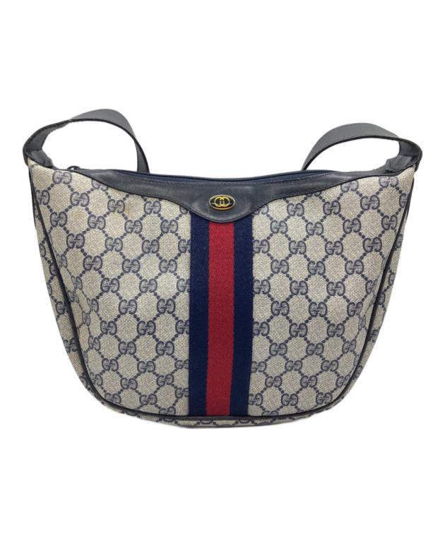 中古・古着通販】GUCCI (グッチ) ワンショルダーバッグ グレー