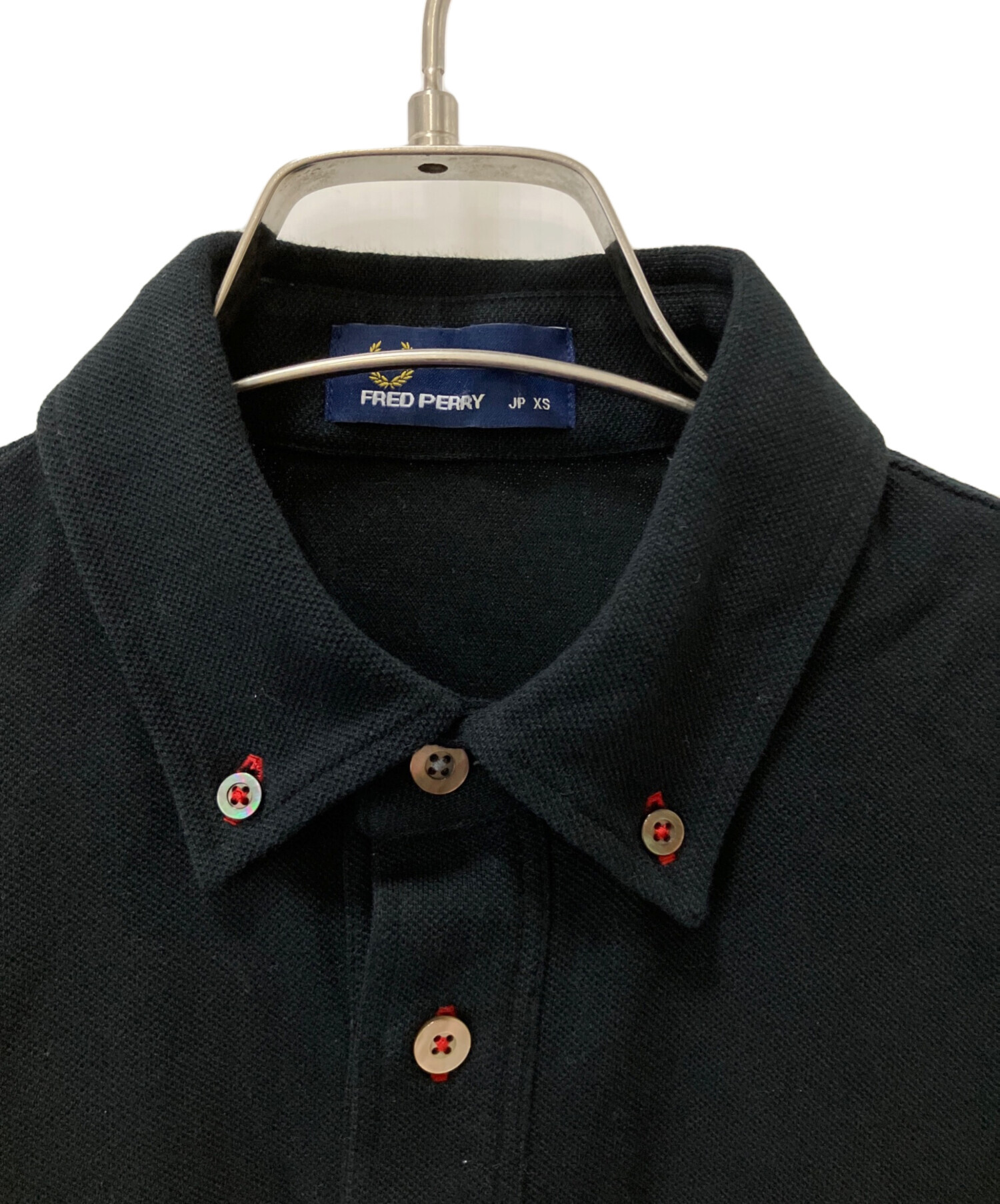 てた】Fred Perry x Stussy ポロシャツ ブラック 中古 中古・古着通販
