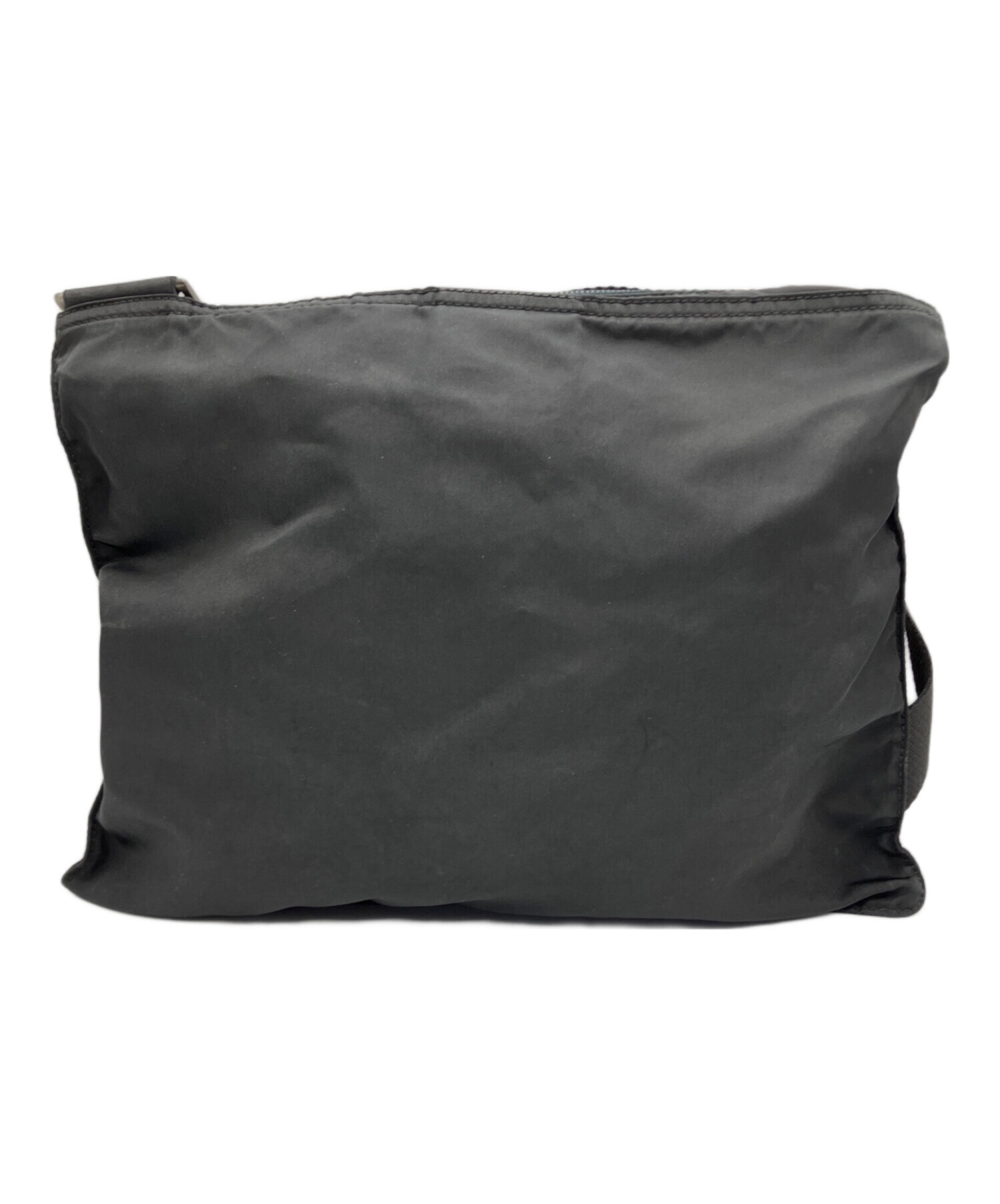 中古・古着通販】PRADA (プラダ) ナイロンショルダーバッグ ブラック