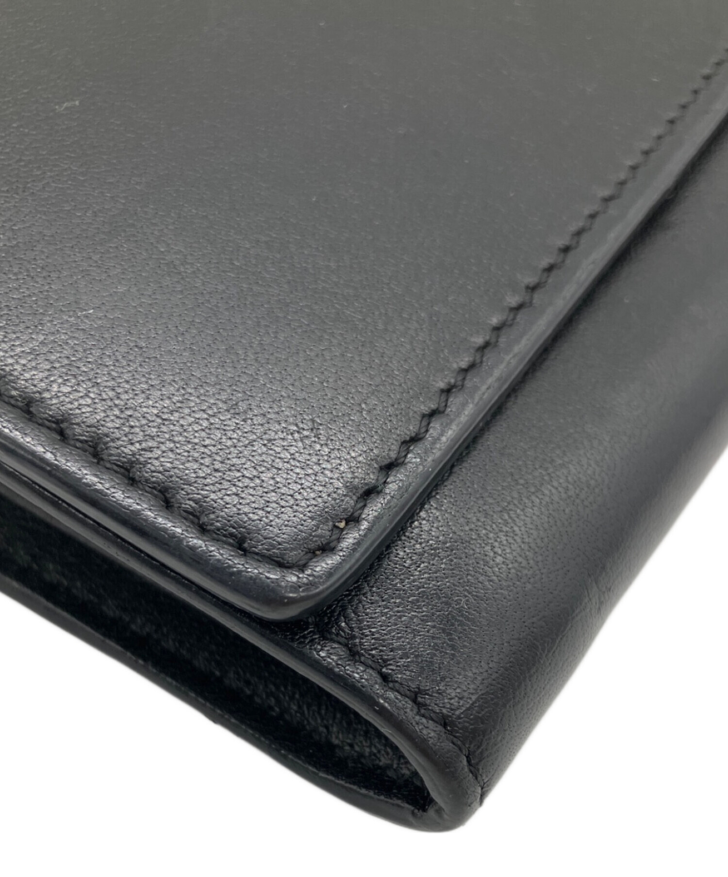 中古品✾CELINEセリーヌ 長財布 ネイビー×黒/マルチファンクション 中古・古着通販】CELINE (セリーヌ) 長財布 フラップ マルチ