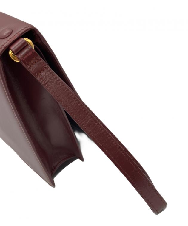 中古・古着通販】Cartier (カルティエ) セカンドバッグ ボルドー