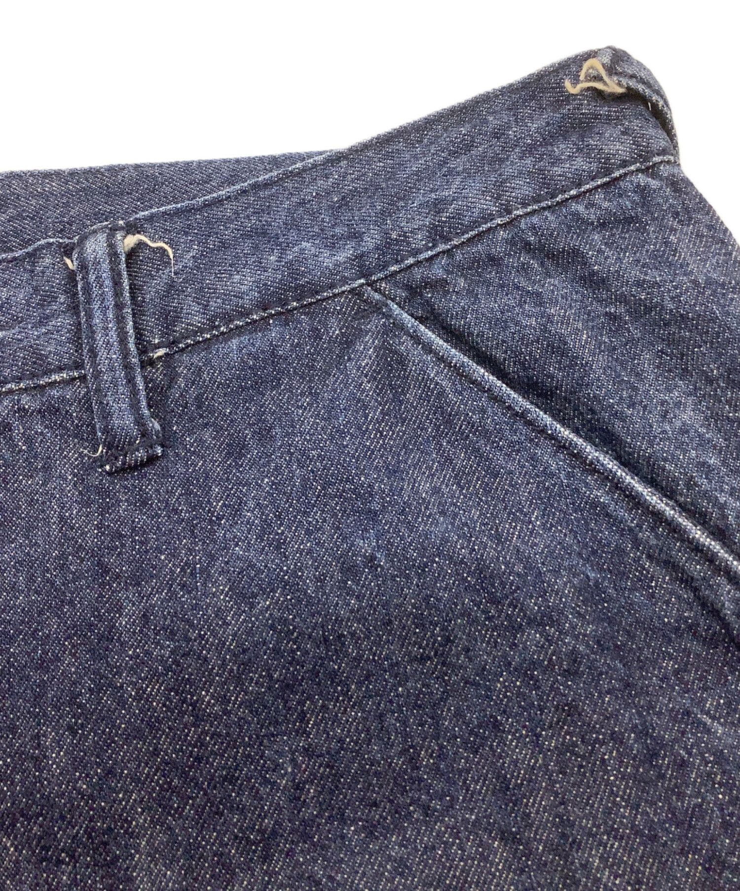 中古・古着通販】EVISU (エヴィス) デニムハーフパンツ ネイビー