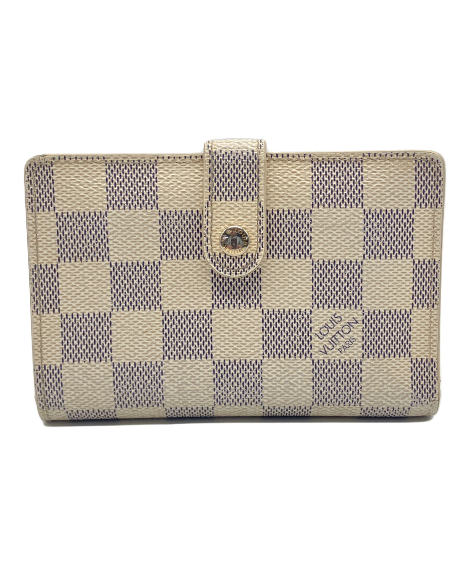 ルイヴィトン ポルトフォイユ ヴィエノワ ヴェルニ 財布 ベージュ 中古・古着通販】LOUIS VUITTON (ルイ ヴィトン) ポルトフォイユ
