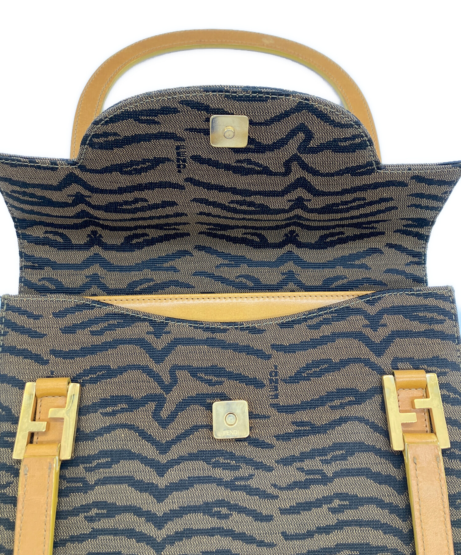 中古・古着通販】FENDI (フェンディ) トートバッグ ブラウン｜ブランド