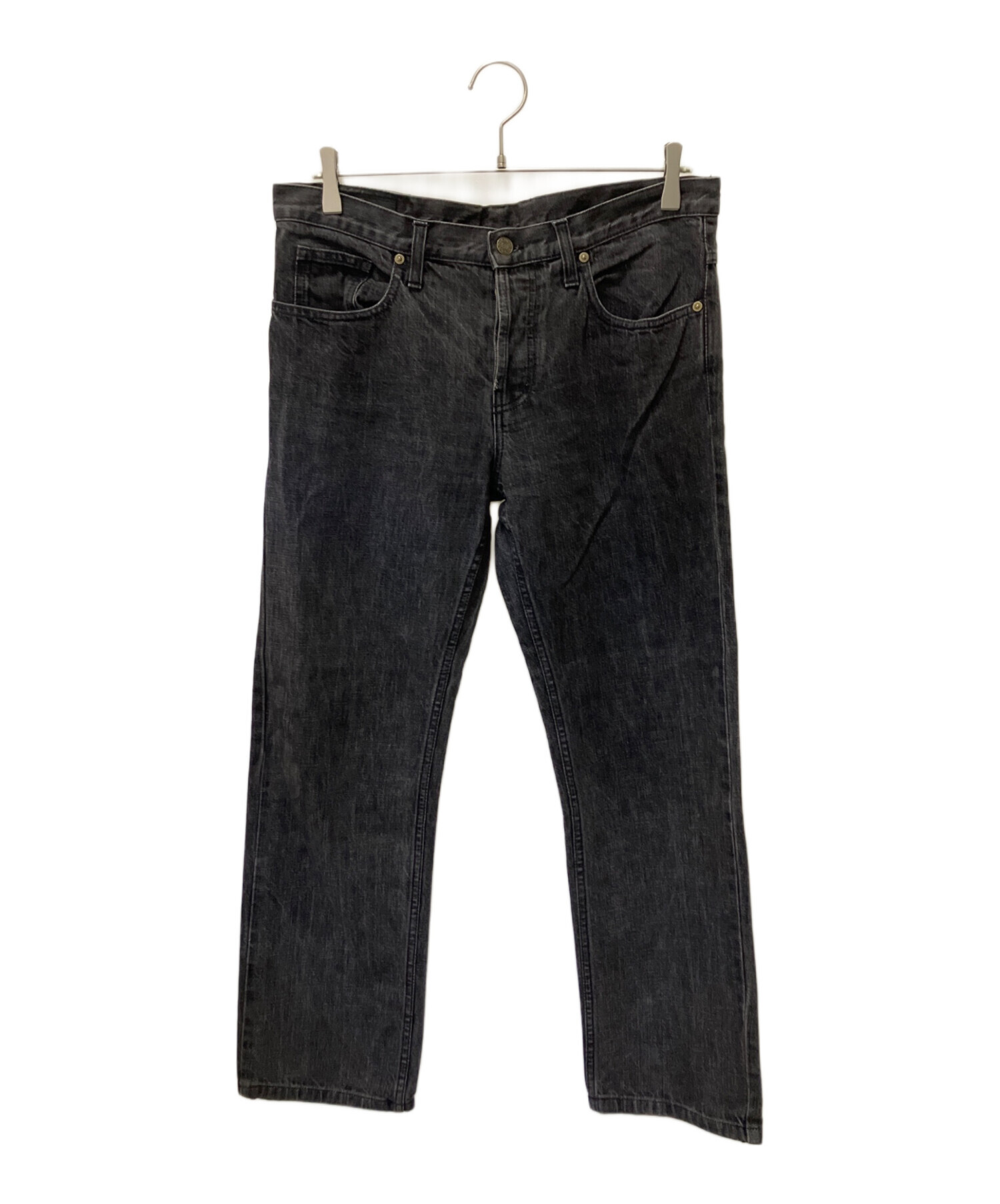 中古・古着通販】GUCCI (グッチ) デニムパンツ ブラック サイズ:48
