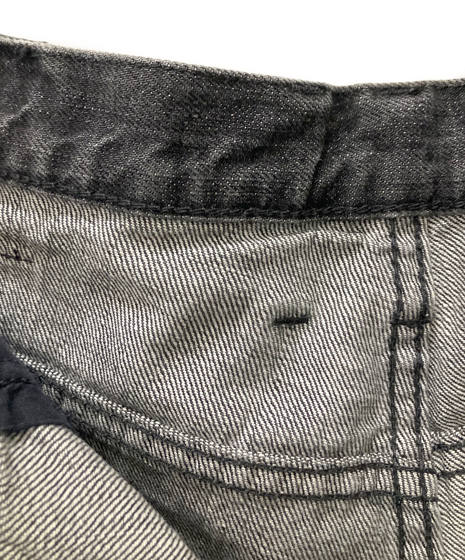 中古・古着通販】GUCCI (グッチ) デニムパンツ ブラック サイズ:48