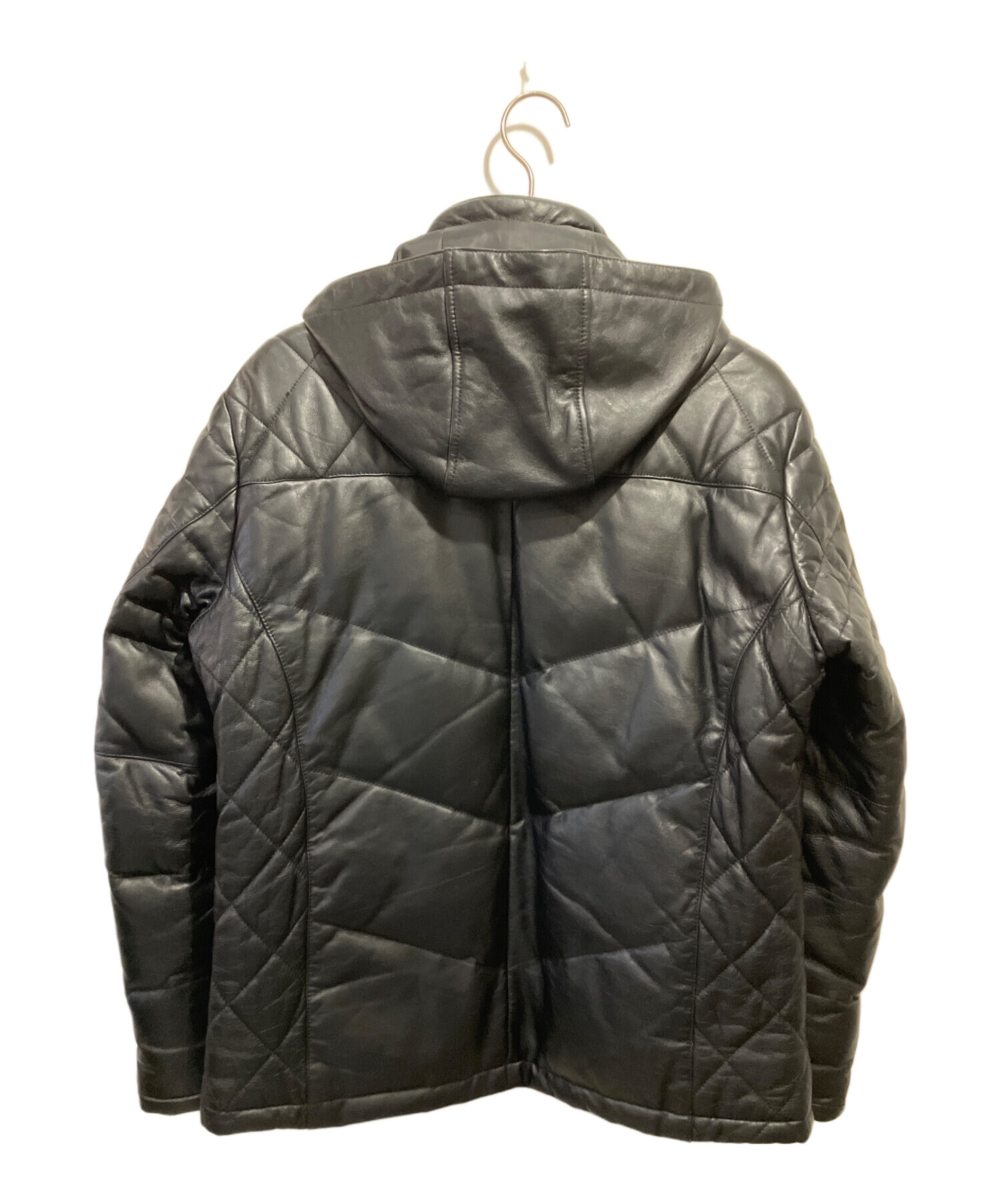 【貴重】CASTELBAJAC カステルバジャック ラムレザー ダウンベスト 中古・古着通販】CASTELBAJAC (カステルバジャック) ラムレザーダウン