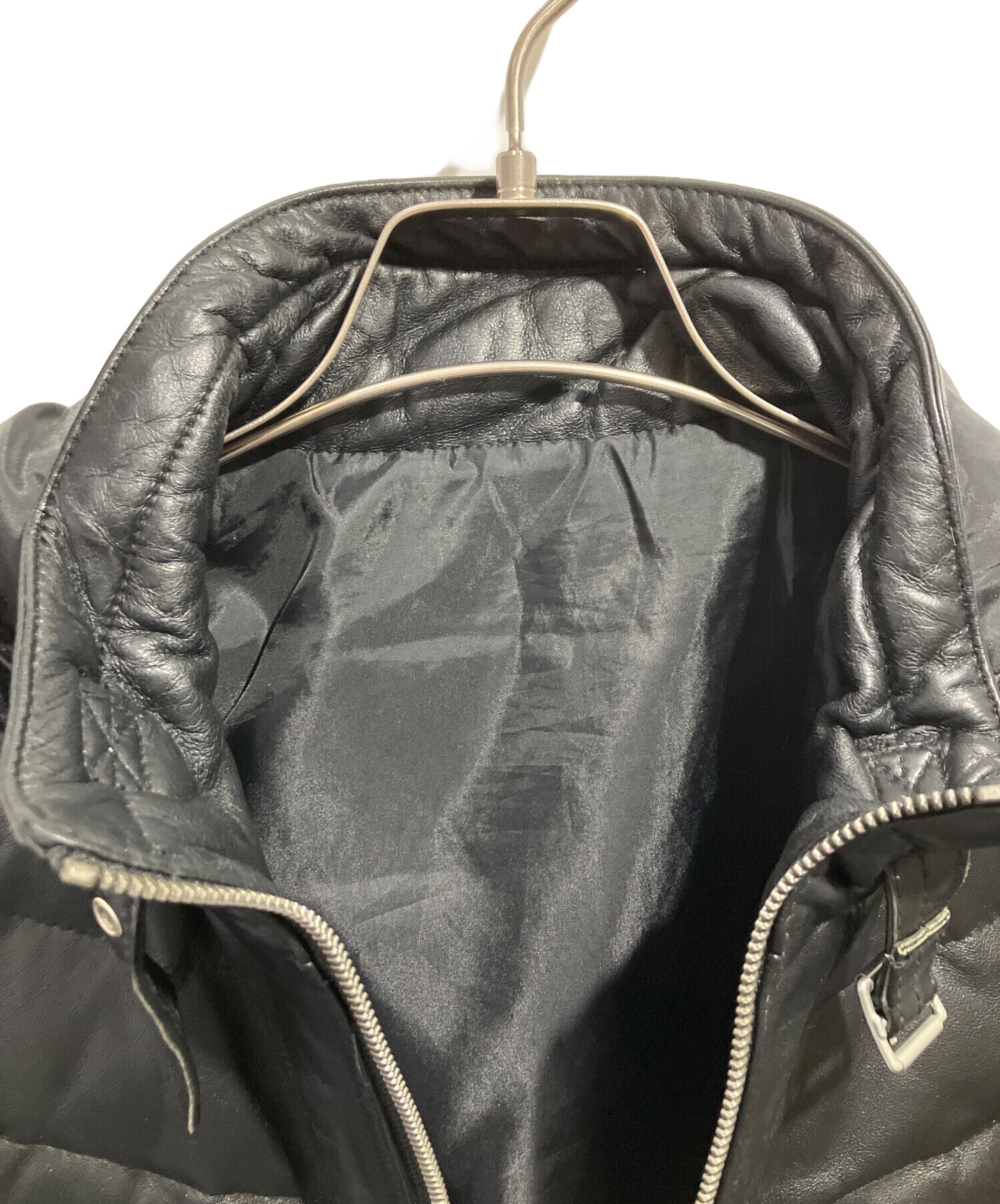 【貴重】CASTELBAJAC カステルバジャック ラムレザー ダウンベスト 中古・古着通販】CASTELBAJAC (カステルバジャック) ラムレザーダウン