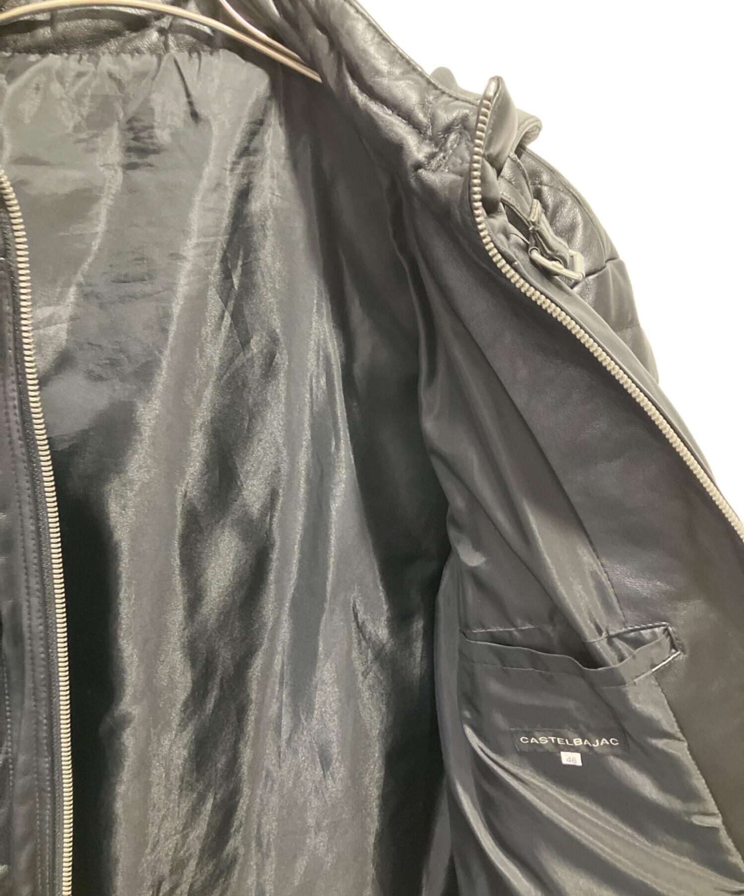 中古・古着通販】CASTELBAJAC (カステルバジャック) ラムレザーダウン