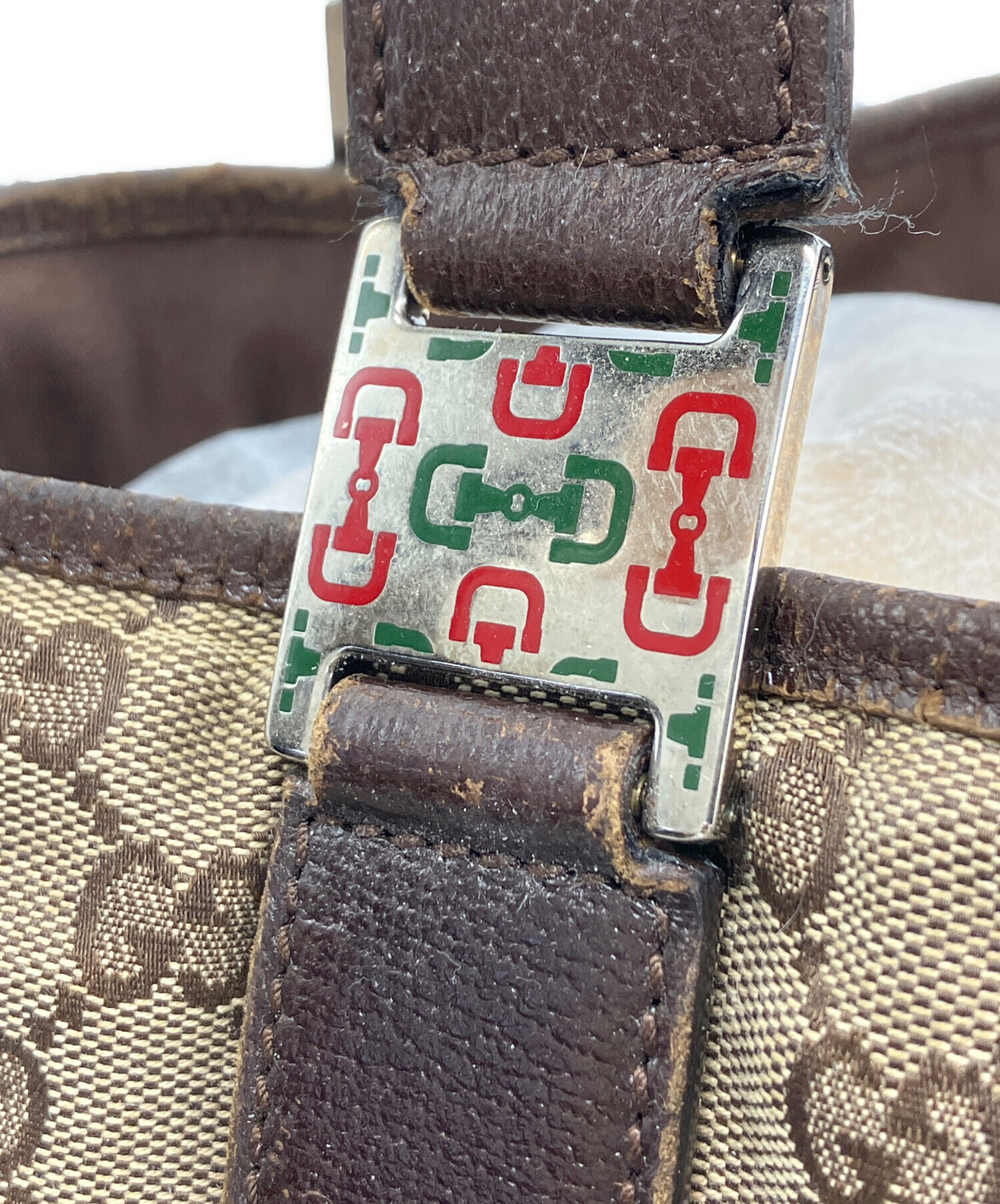 中古・古着通販】GUCCI (グッチ) ハンドバッグ シェリーライン