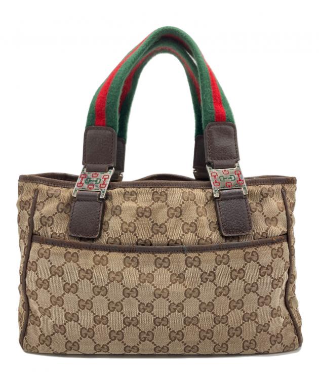 中古・古着通販】GUCCI (グッチ) ハンドバッグ シェリーライン
