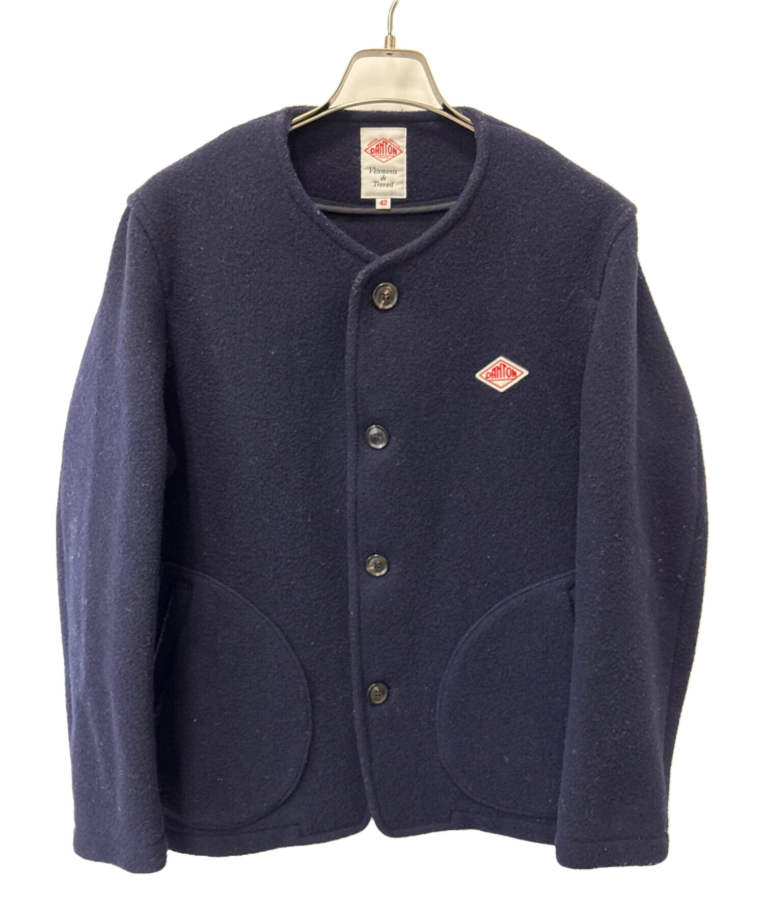 ダントン　コート 中古・古着通販】DANTON (ダントン) モッサーノーカラージャケット