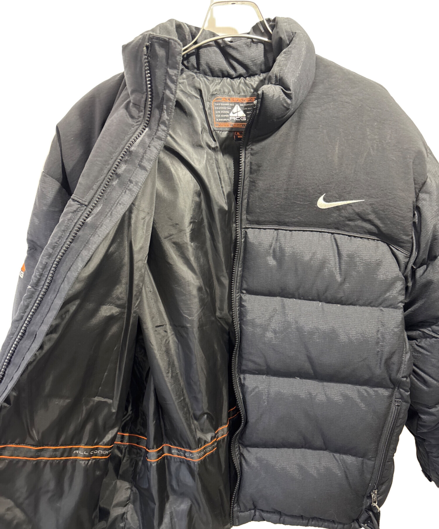 ひ*と様 Y2K NIKE ACG DOWN JACKET XL 肉厚ダウン ナ 中古・古着通販】NIKE ACG (ナイキエーシージー) ダウンジャケット