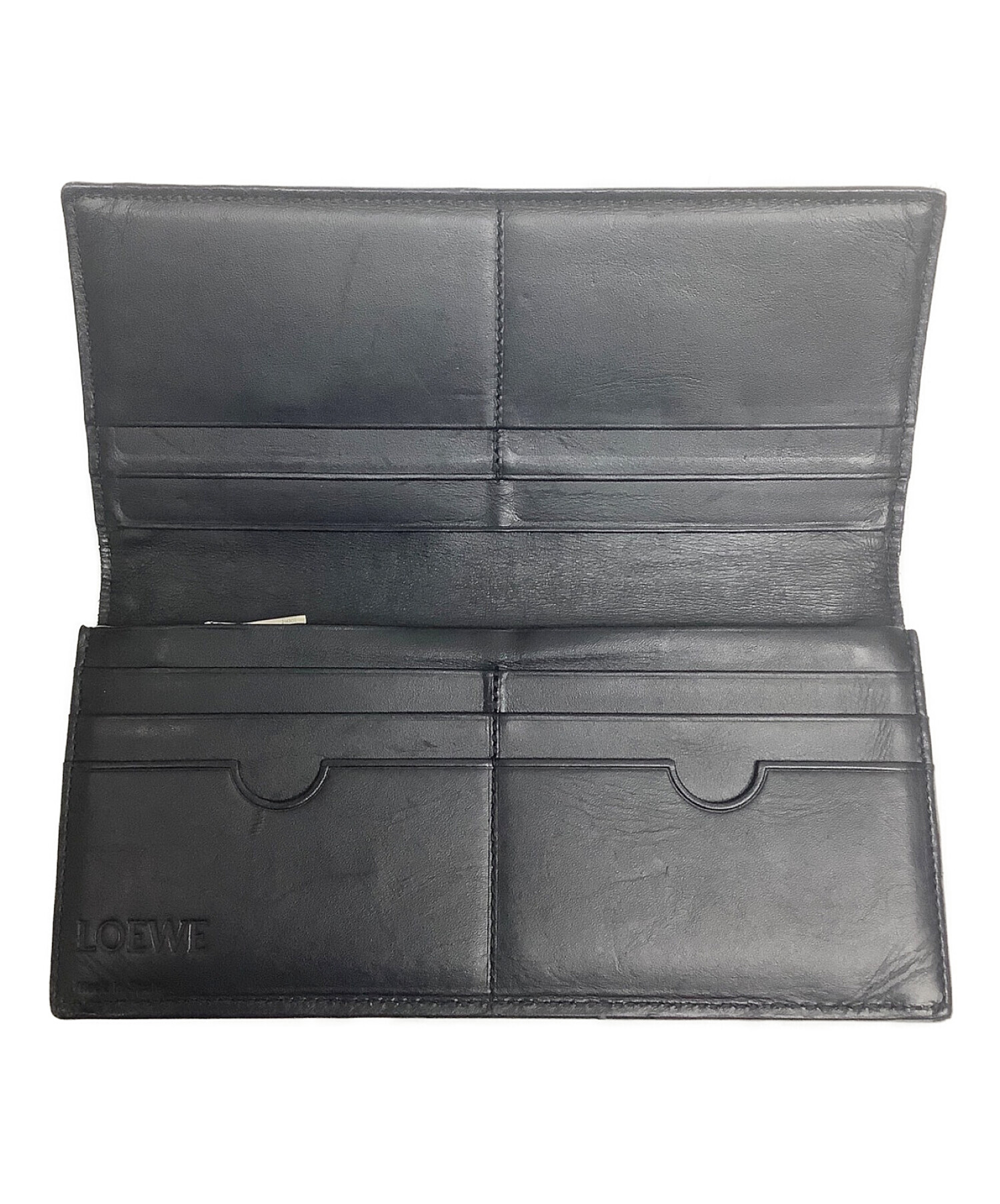 【未使用】LOEWE ブラック 長財布 中古・古着通販】LOEWE (ロエベ) 長財布 ブラック｜ブランド