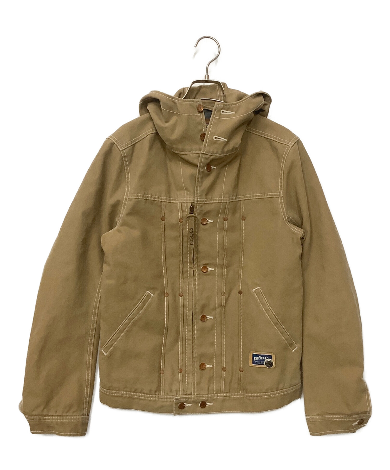 中古・古着通販】DIESEL (ディーゼル) フードジャケット ライト 中古・古着通販】DIESEL (ディーゼル) フードジャケット ライト