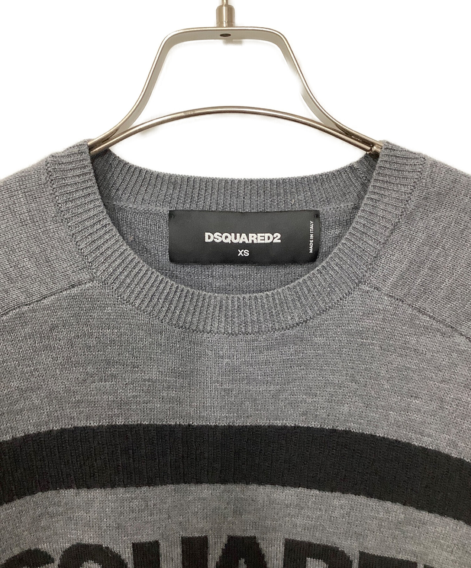 DSQUARED2 グレー ニット XS 未使用品 中古・古着通販】DSQUARED2