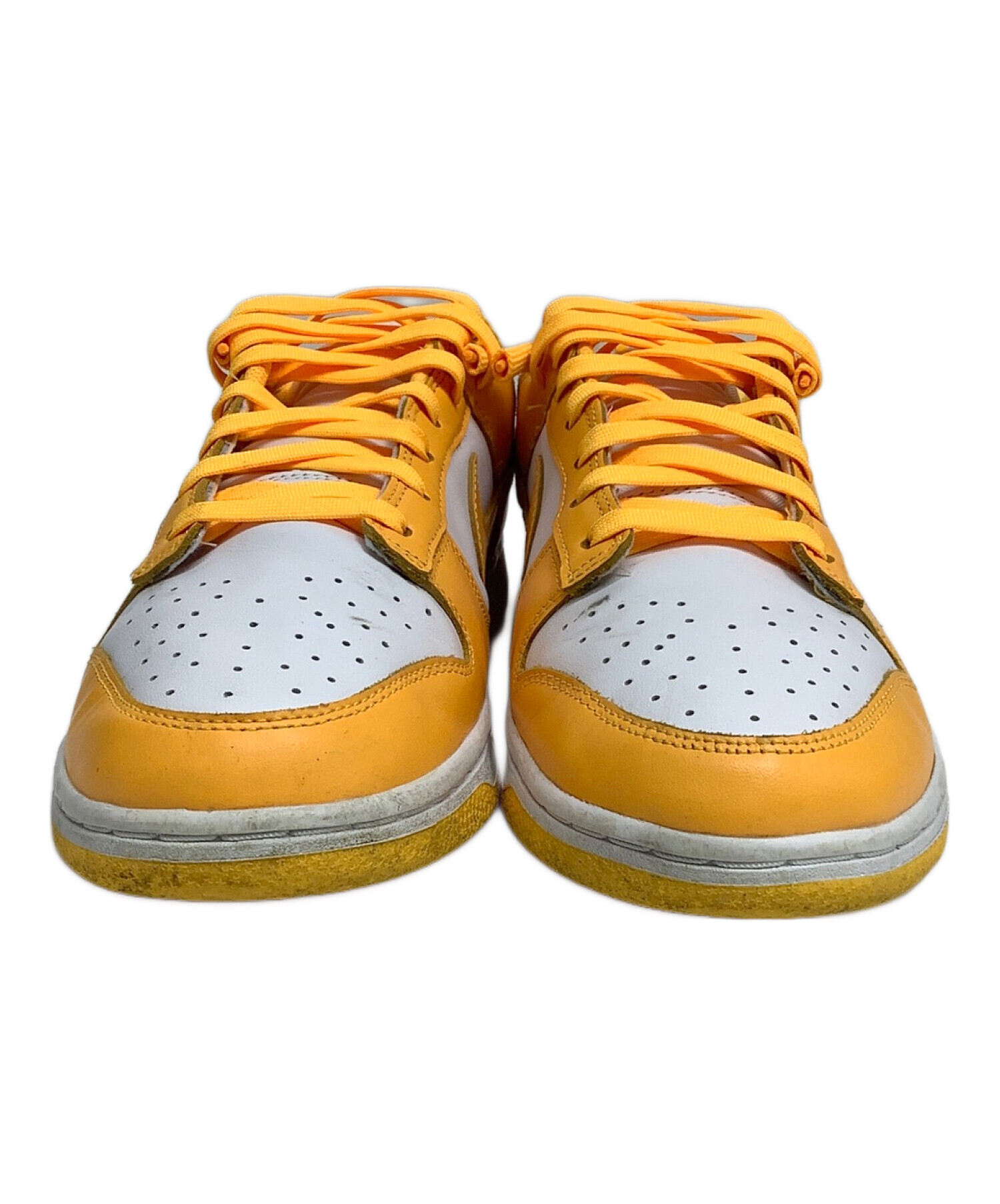 中古・古着通販】NIKE (ナイキ) WMNS DUNK LOW ホワイト×イエロー