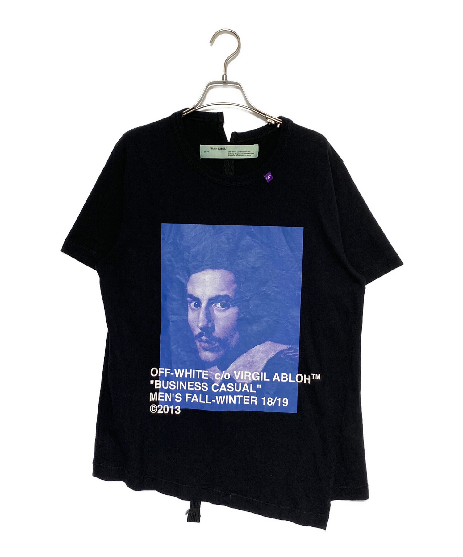 中古・古着通販】OFFWHITE (オフホワイト) BERNINI S/S SPLICED TEE 