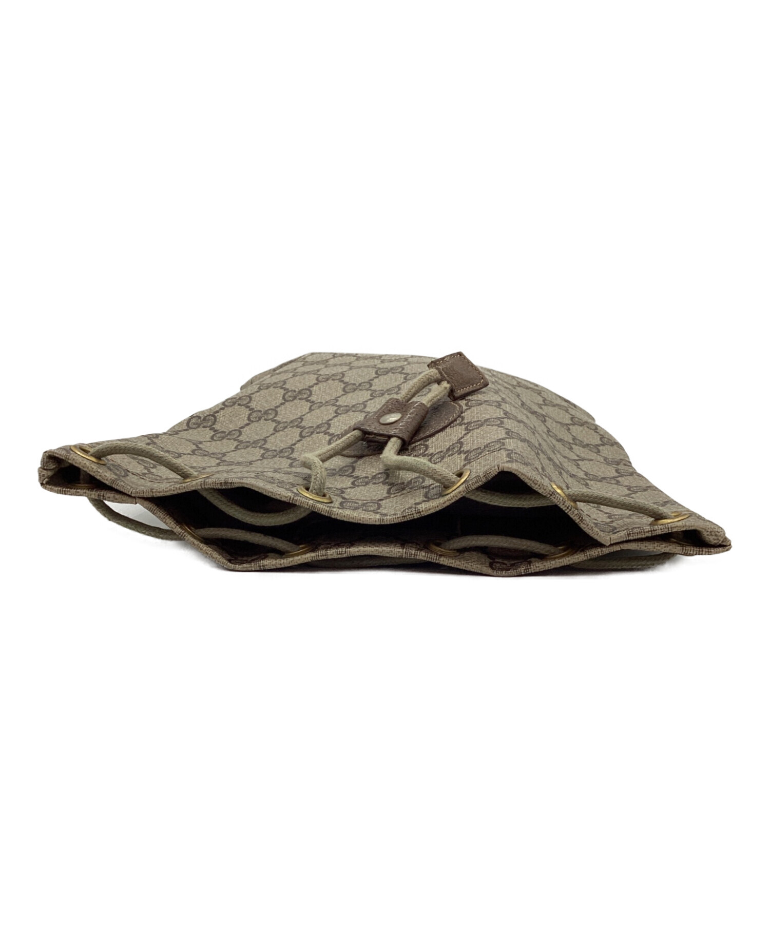 中古・古着通販】GUCCI (グッチ) 巾着バッグ GG ベージュ｜ブランド