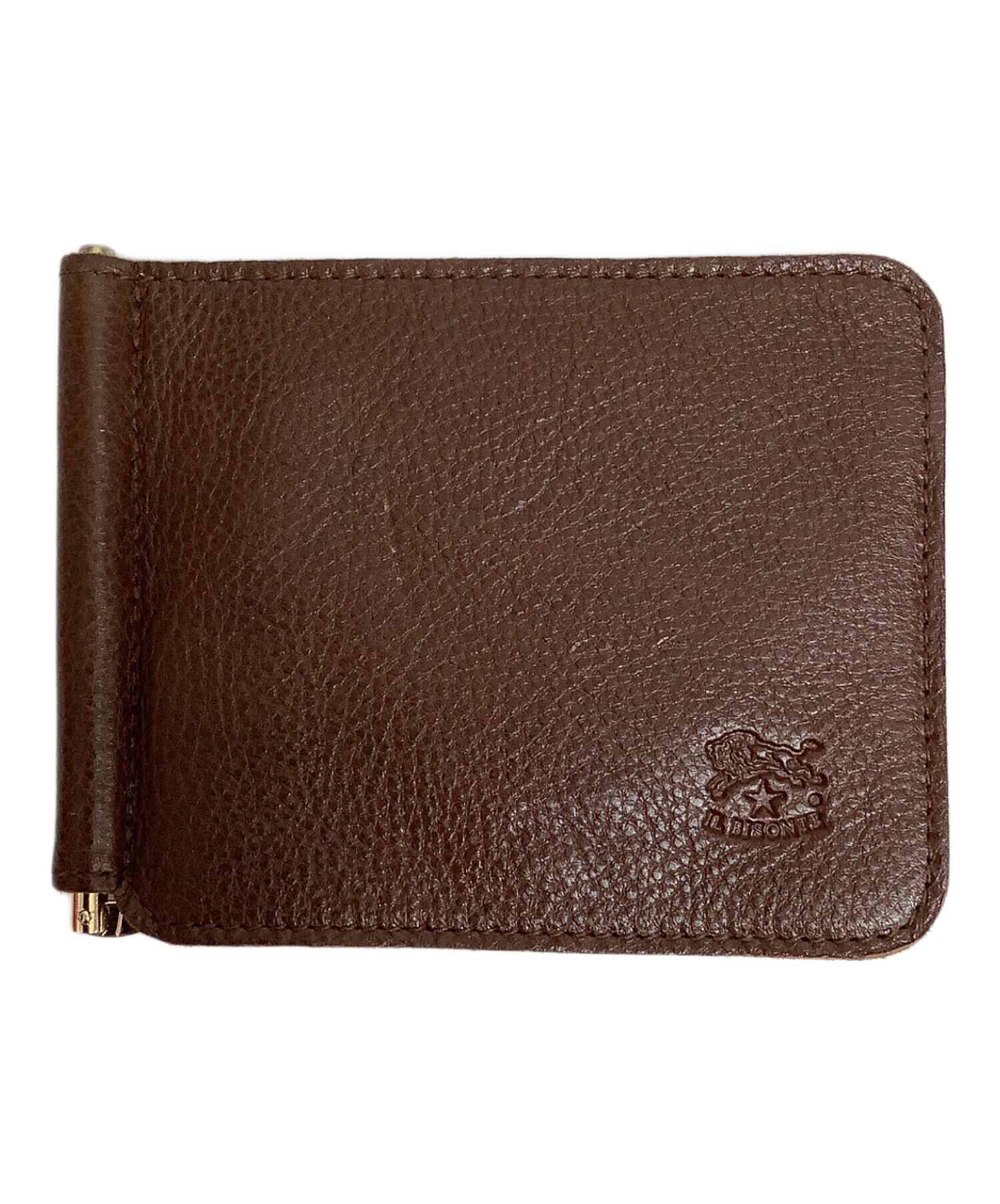 早い者勝ち 【未使用】イルビゾンテ　マネークリップ 中古・古着通販】IL BISONTE (イル ビゾンテ) マネークリップ ブラウン