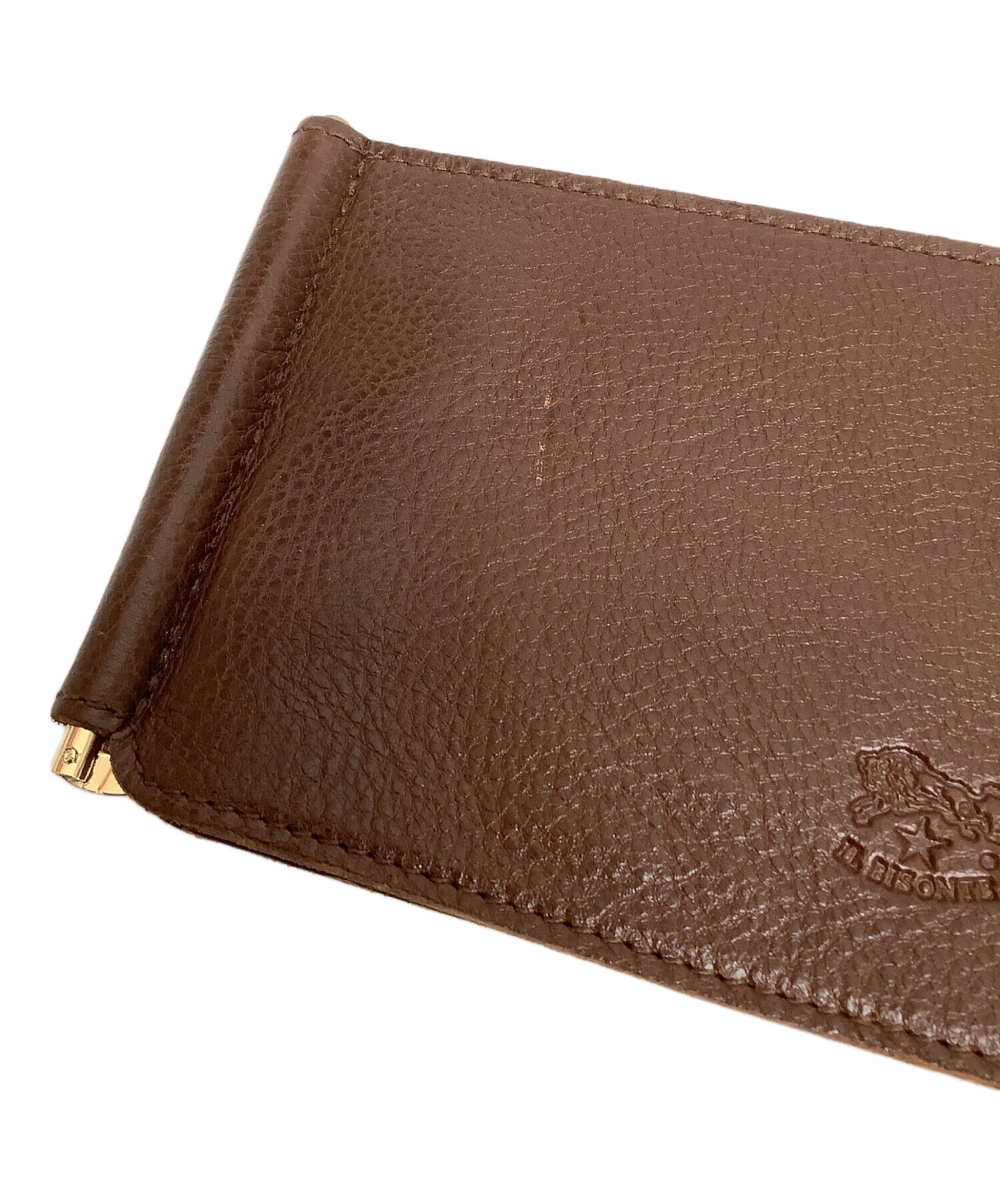 中古・古着通販】IL BISONTE (イル ビゾンテ) マネークリップ ブラウン