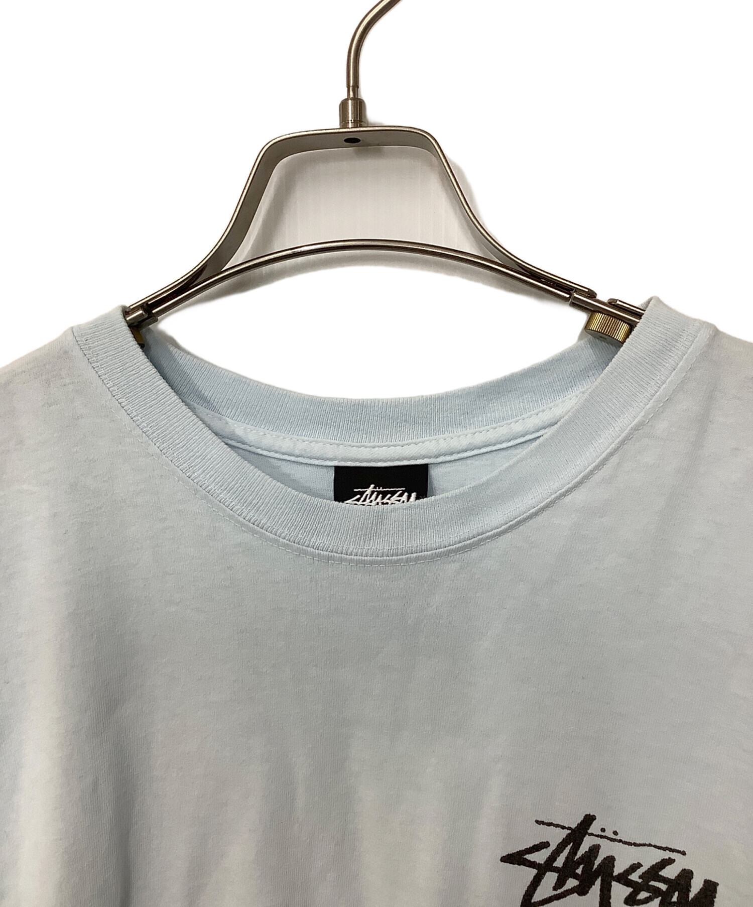 中古・古着通販】stussy (ステューシー) プリントTシャツ ブルー