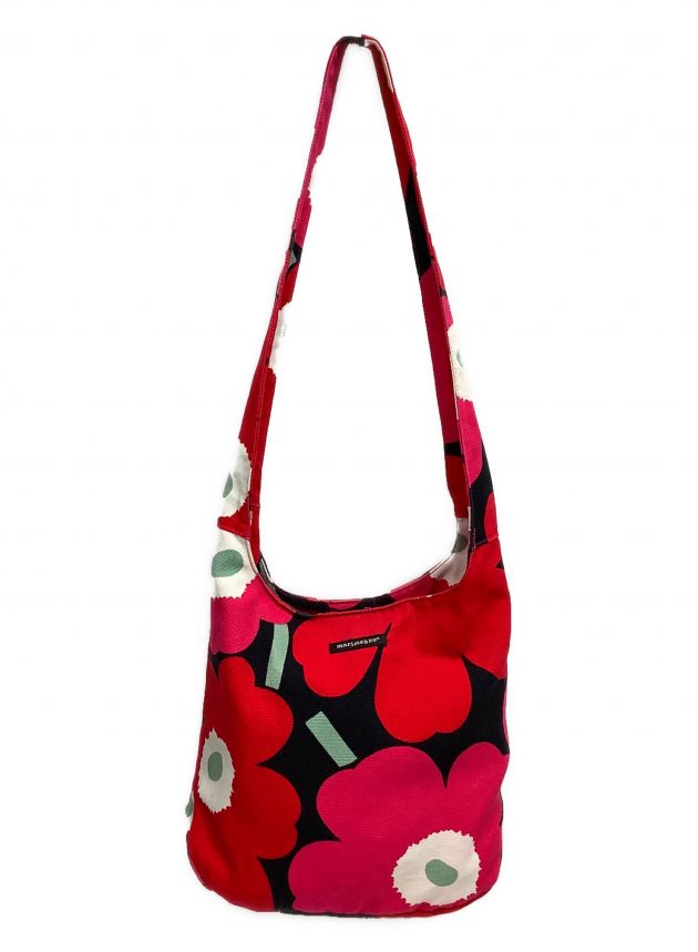 未使用品　marimekko ショルダーバッグ 中古・古着通販】marimekko (マリメッコ) キャンバスショルダーバッグ