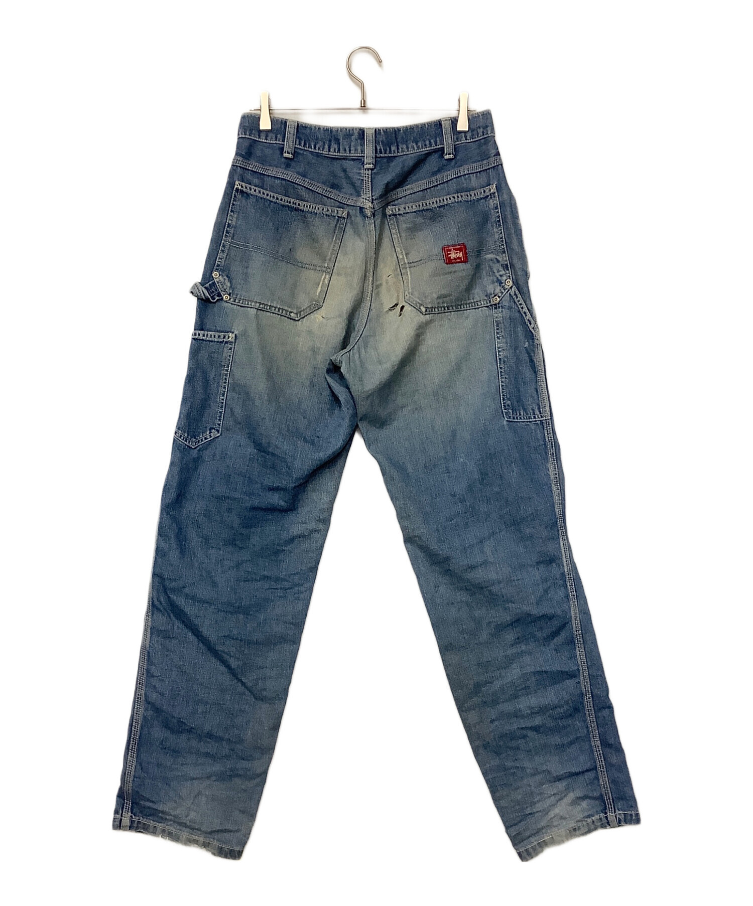 中古・古着通販】stussy (ステューシー) カーペンターパンツ ブルー