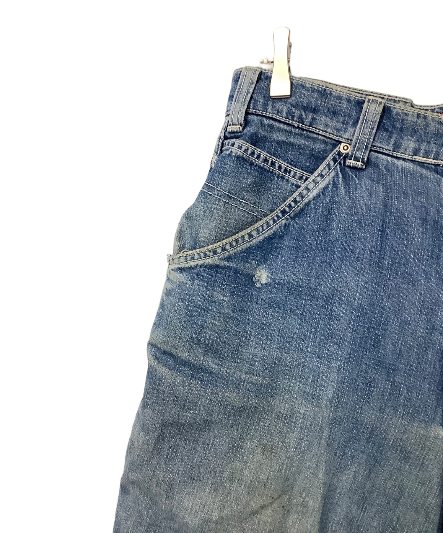 中古・古着通販】stussy (ステューシー) カーペンターパンツ ブルー