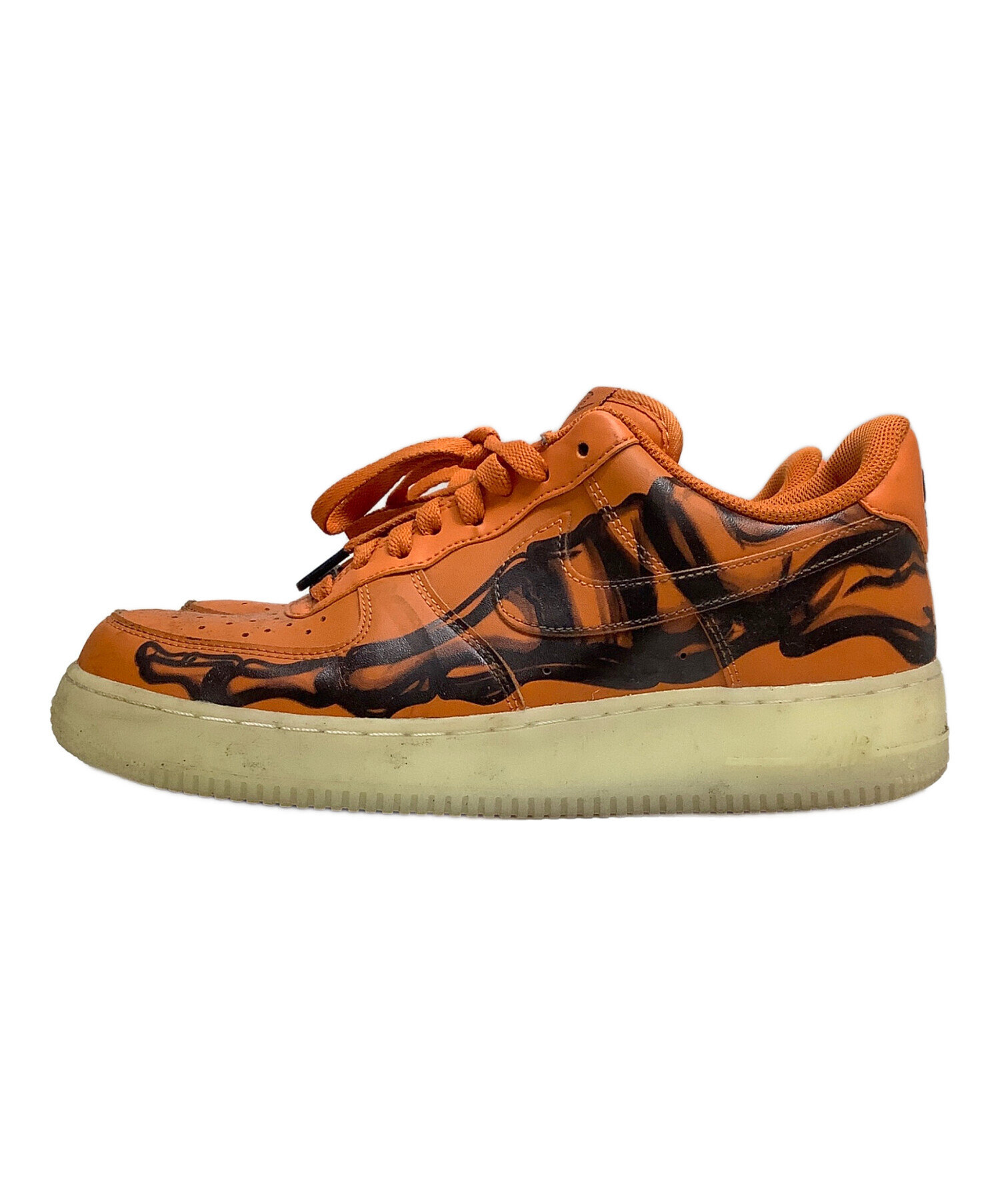 中古・古着通販】NIKE (ナイキ) ローカットスニーカー オレンジ サイズ 