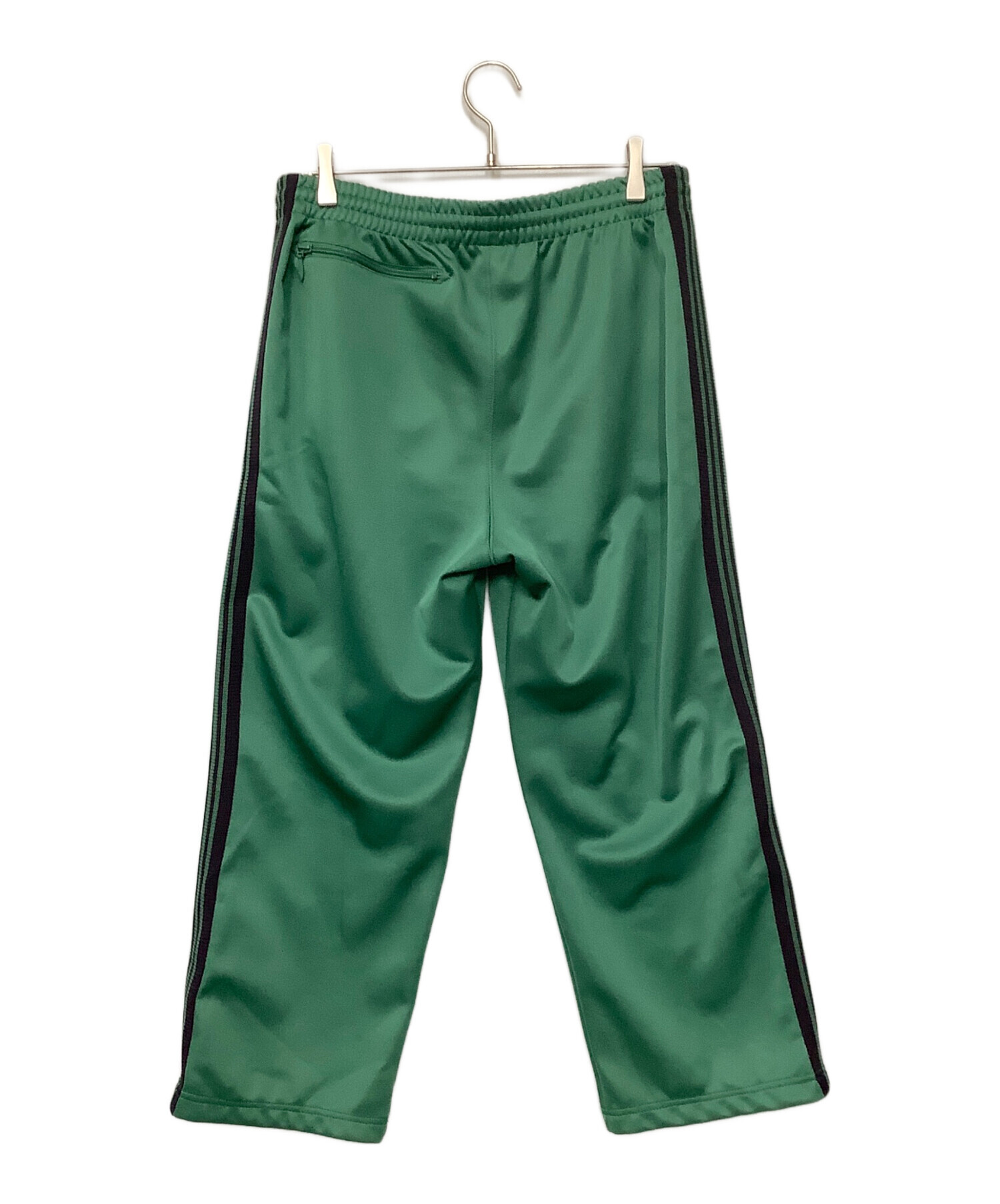 needles トラックパンツ ティールグリーン Lサイズ 中古・古着通販】Needles (ニードルズ) トラックパンツ グリーン