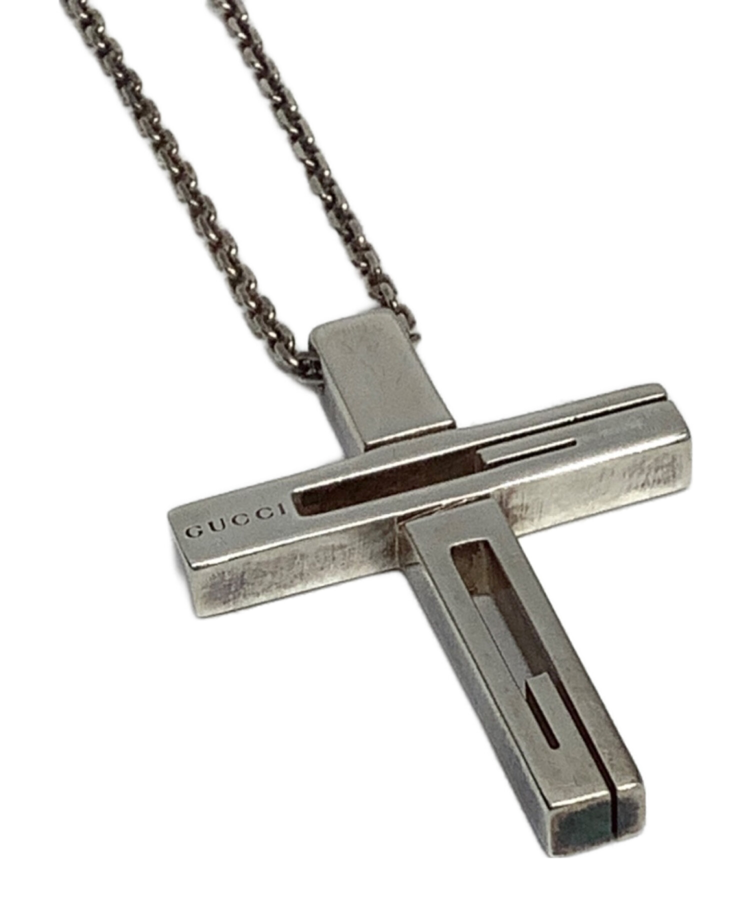 中古・古着通販】GUCCI (グッチ) クロスネックレス｜ブランド・古着