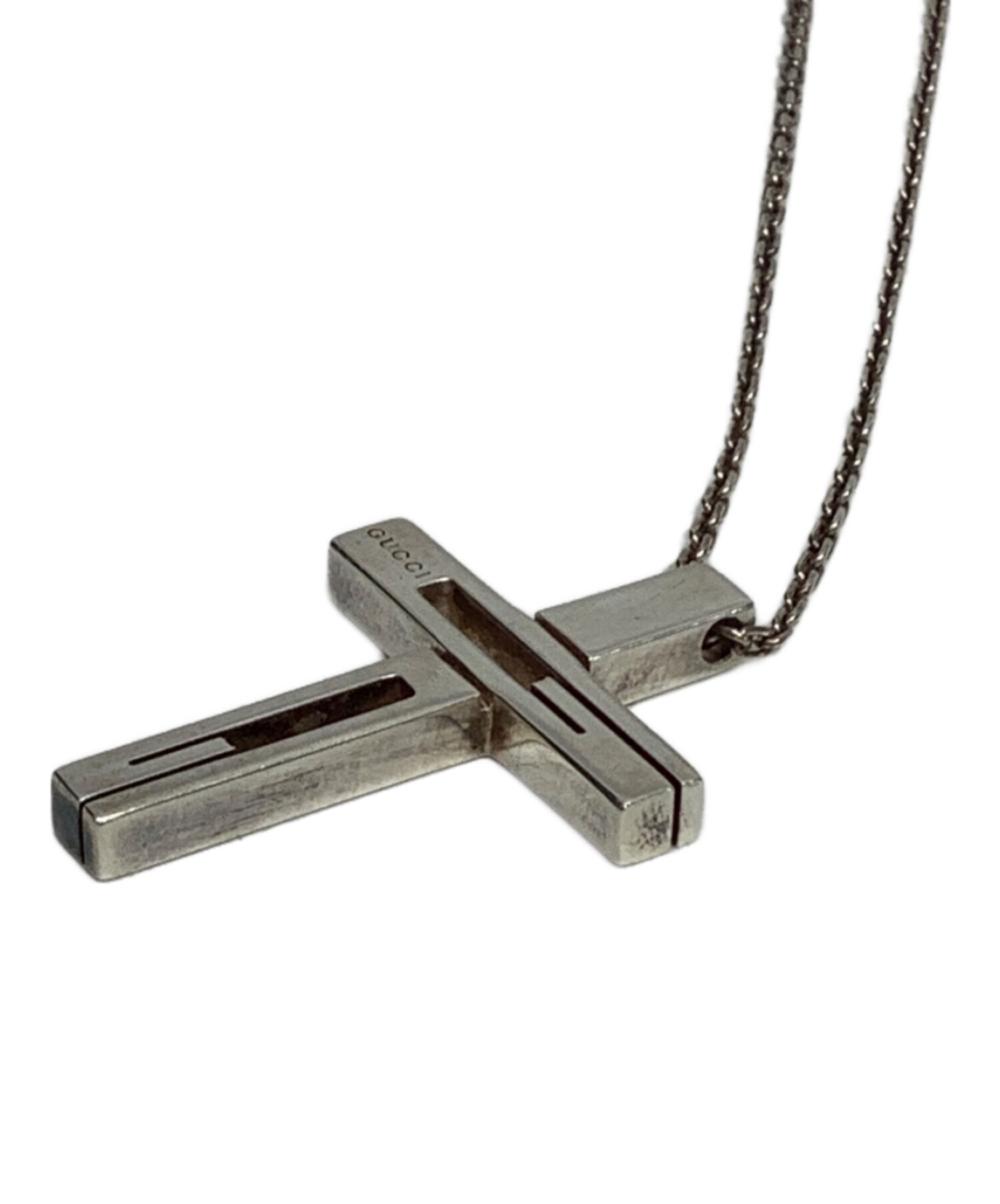 中古・古着通販】GUCCI (グッチ) クロスネックレス｜ブランド・古着