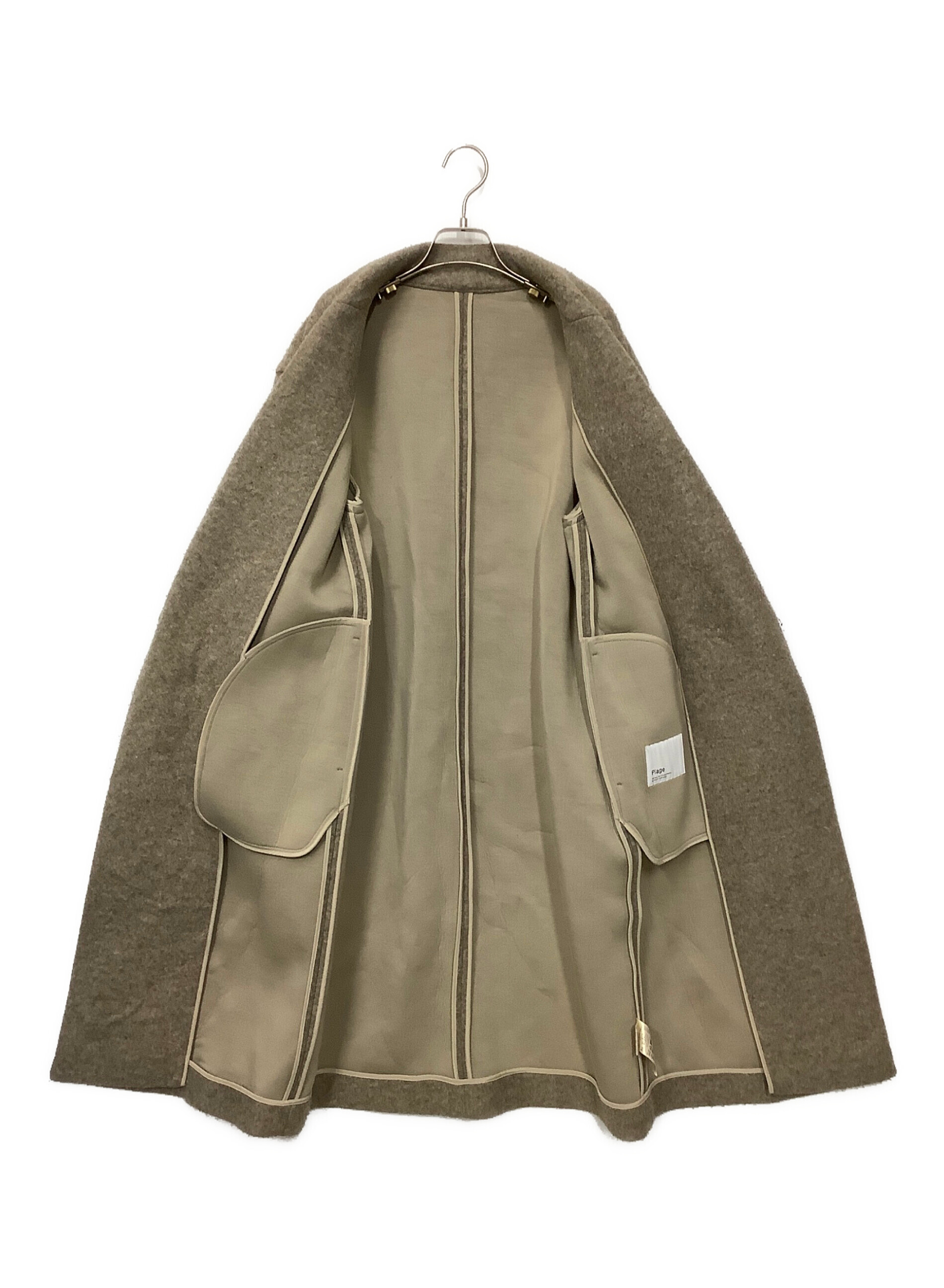 中古・古着通販】Plage (プラージュ) ウールコート ブラウン