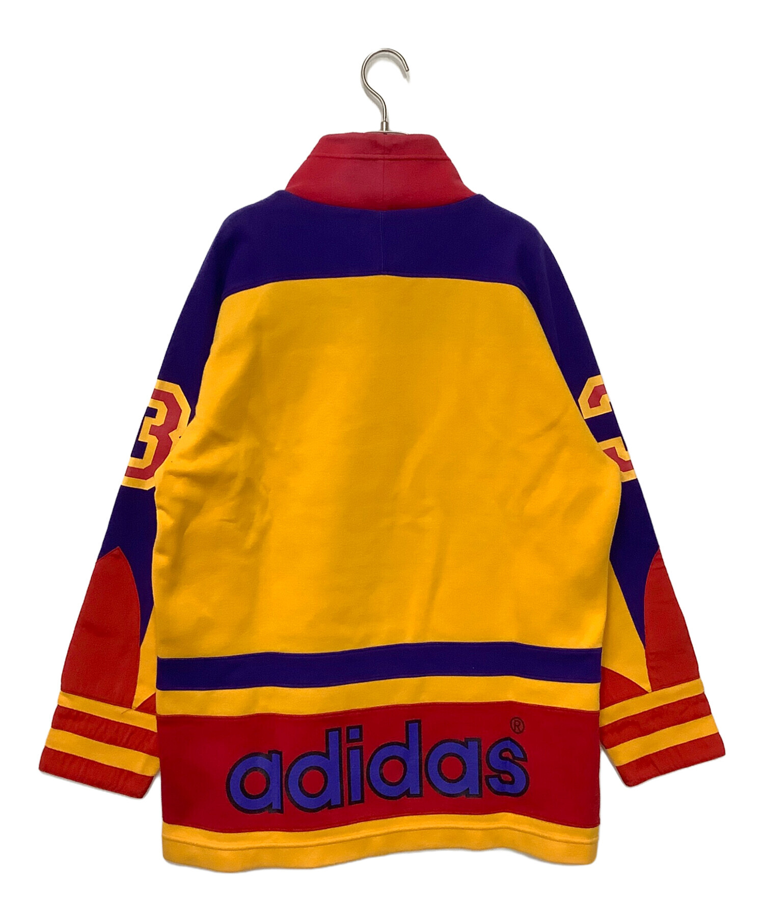 adidas ヴィンテージ　トレフォイル　バイカラー　スエット　トレーナー 中古・古着通販】adidas Originals (アディダスオリジナル) ビッグ