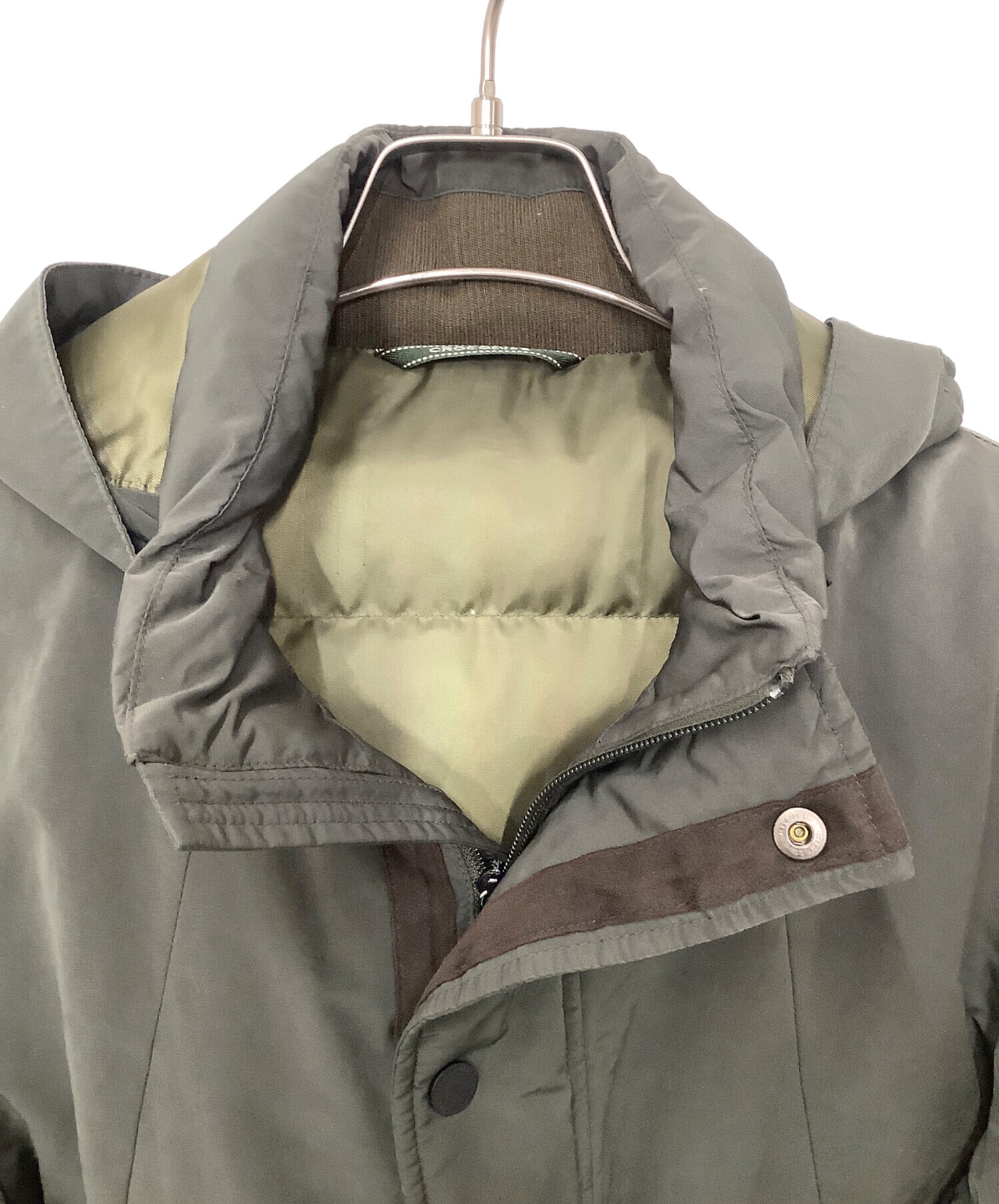 中古・古着通販】CROCODILE (クロコダイル) ダウンジャケット カーキ