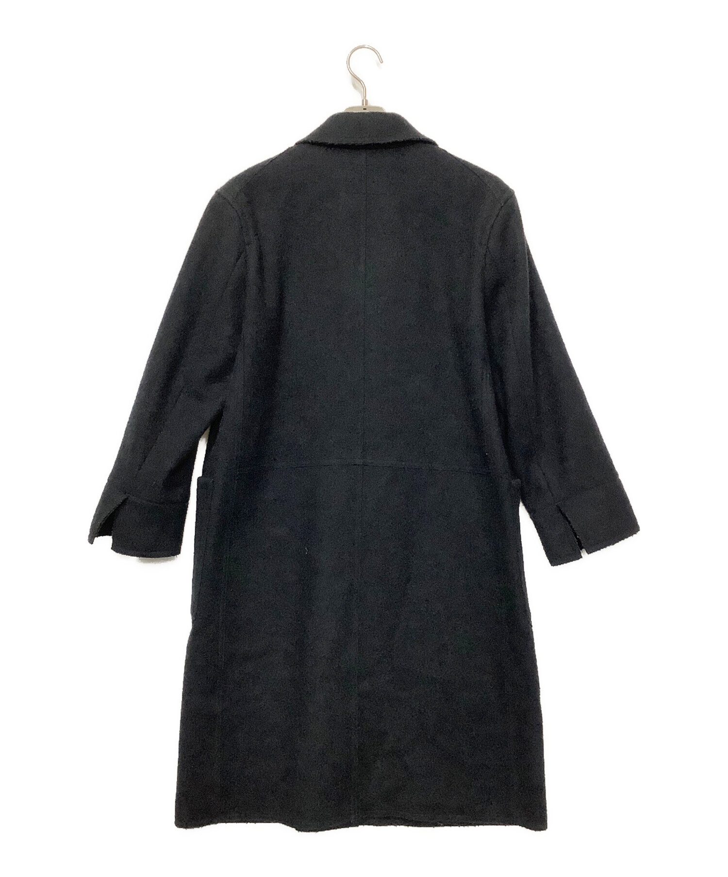 中古・古着通販】MHL (エムエイチエル) ウールコート ブラック サイズ 