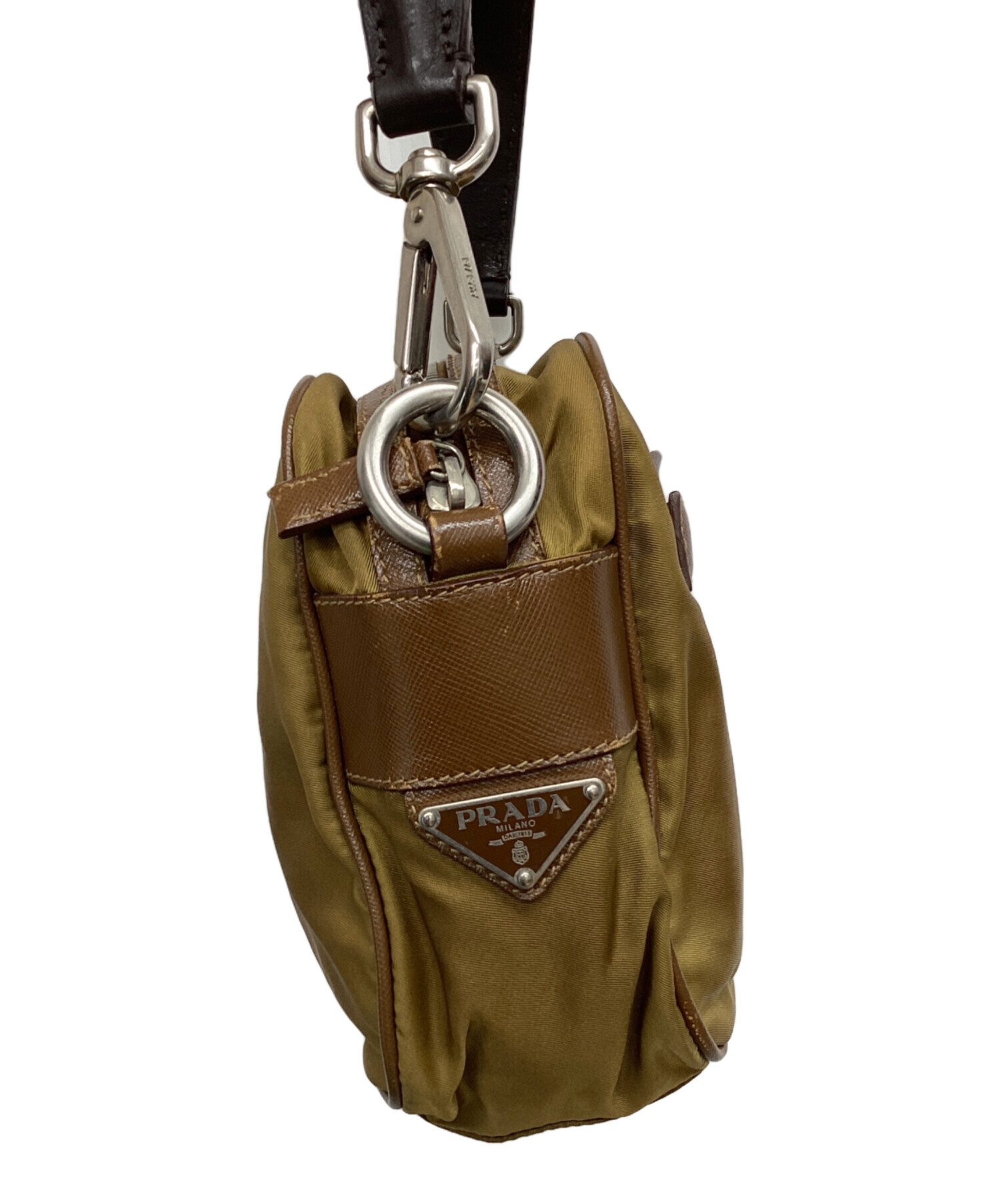中古・古着通販】PRADA (プラダ) ワンショルダーバッグ ブラウン