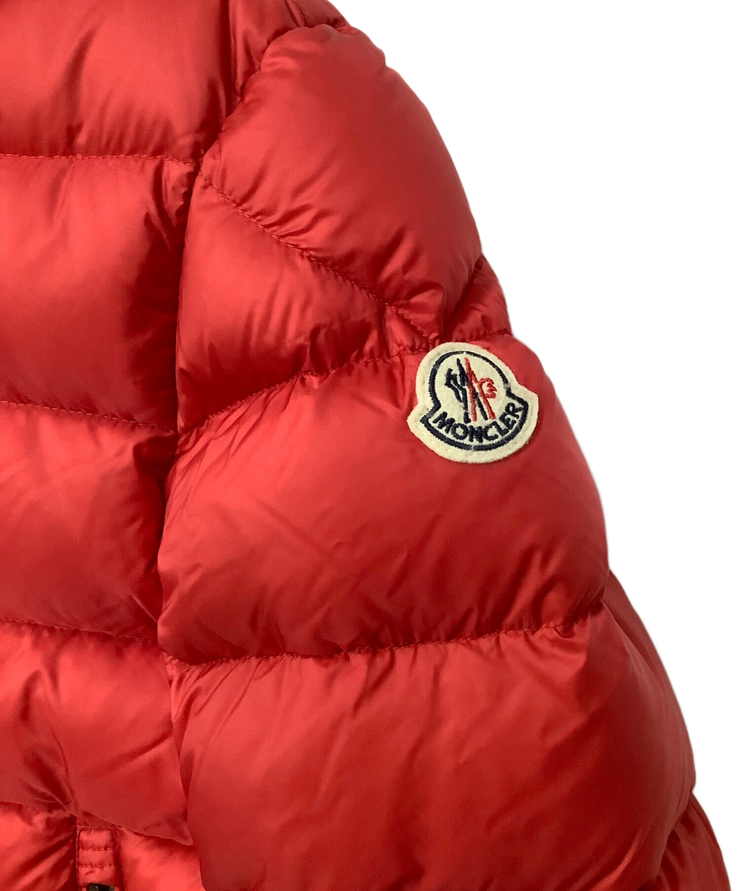 中古・古着通販】MONCLER (モンクレール) ダウンジャケット レッド 