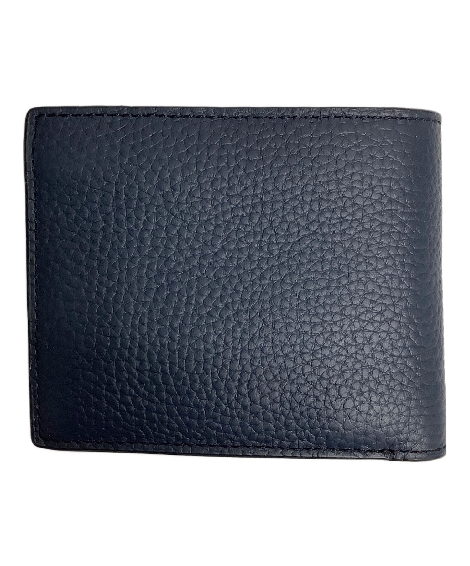 中古・古着通販】MICHAEL KORS (マイケルコース) 2つ折り財布 ネイビー 
