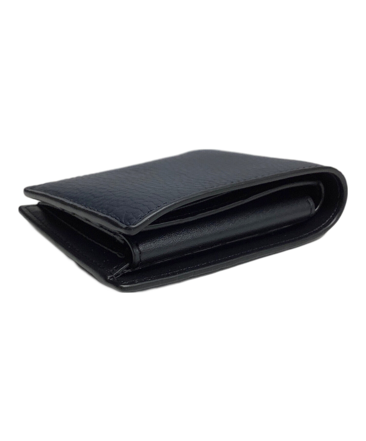 中古・古着通販】MICHAEL KORS (マイケルコース) 2つ折り財布 ネイビー 