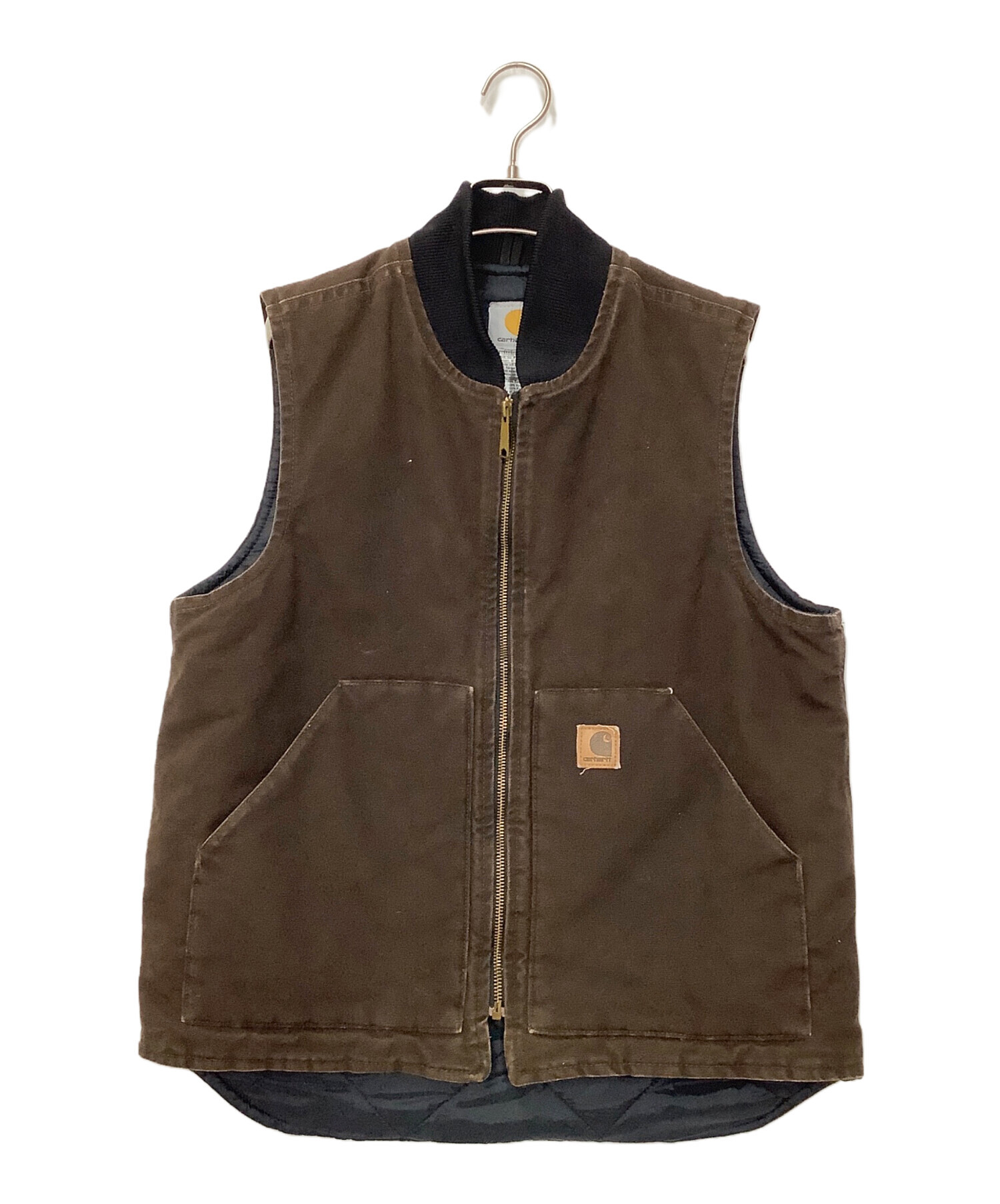 中古・古着通販】CarHartt (カーハート) ダックベスト ブラウン サイズ