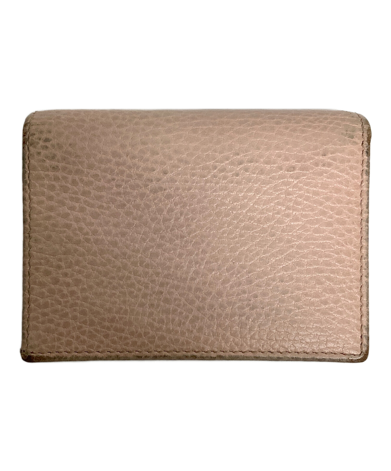 GUCCI グッチ/GGマーモント二つ折り長財布/ピンク/456116/496***/ABランク/69【中古】 GUCCI（グッチ） 中古・未使用 長財布二折 456116 コンチネンタル
