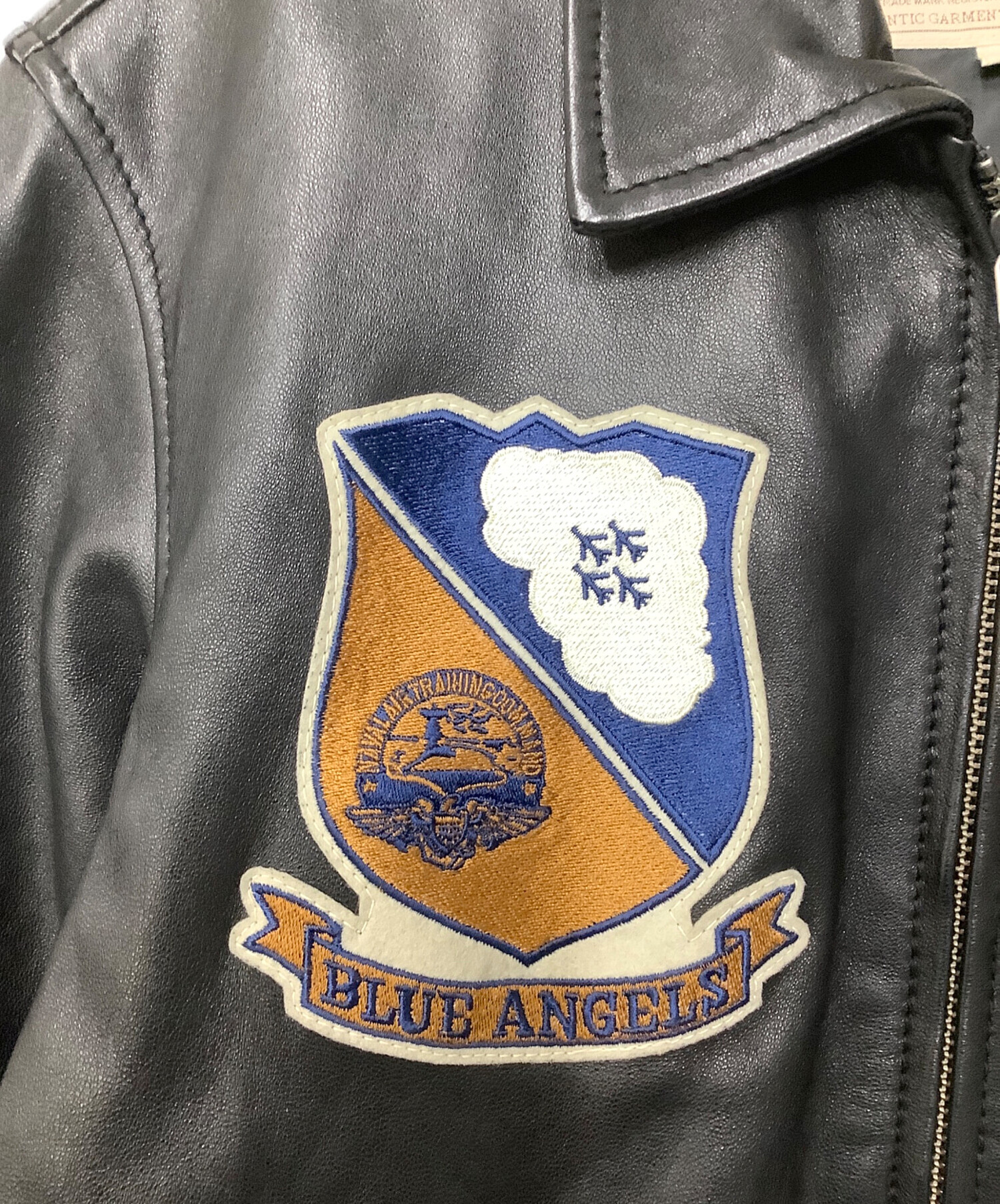 中古・古着通販】AVIREX (アヴィレックス) ワッペンレザージャケット