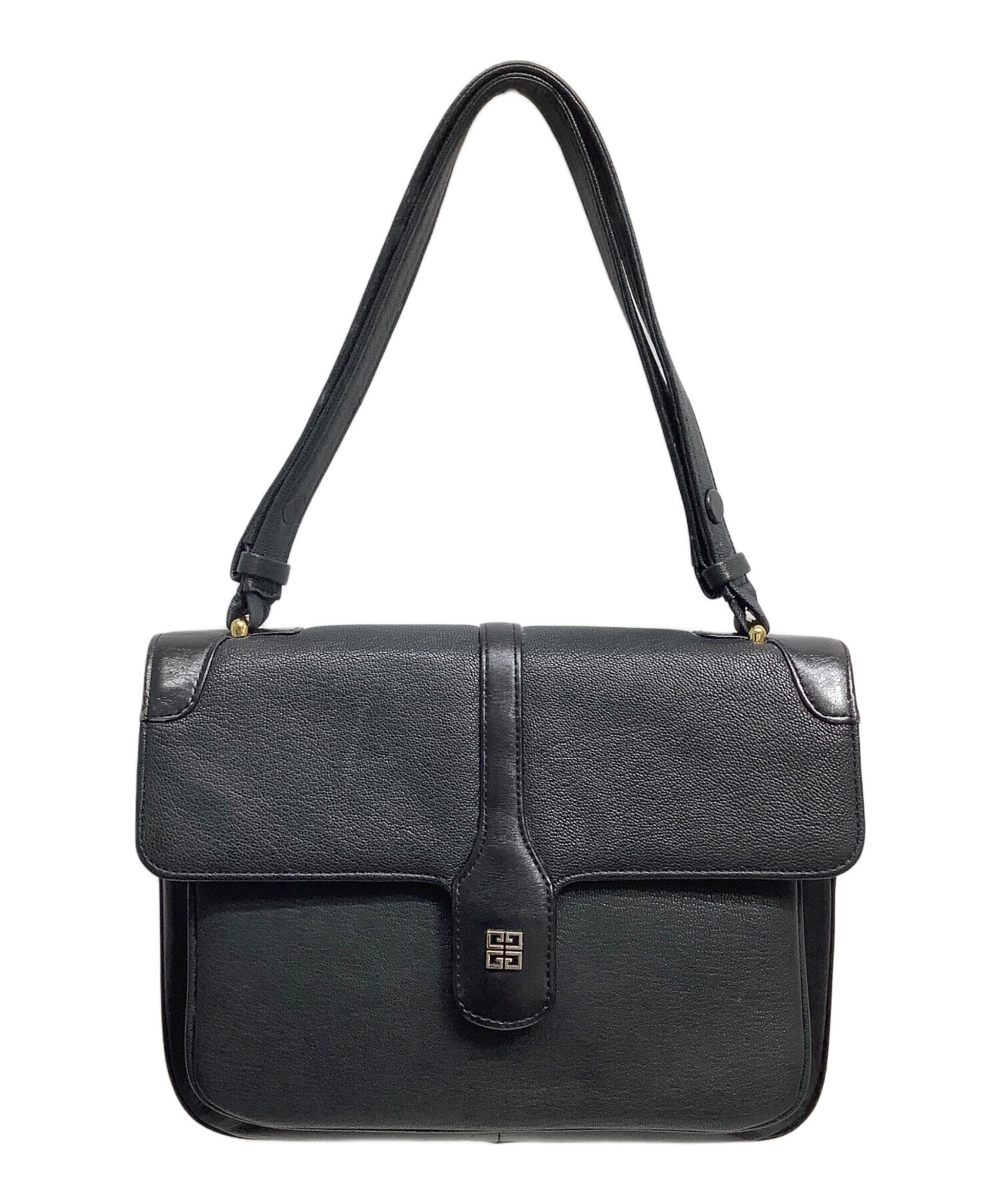 中古・古着通販】GIVENCHY (ジバンシィ) ハンドバッグ ブラック  